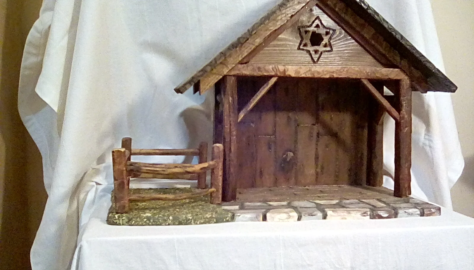 Large Creche with Fenced Yard on Left Side.