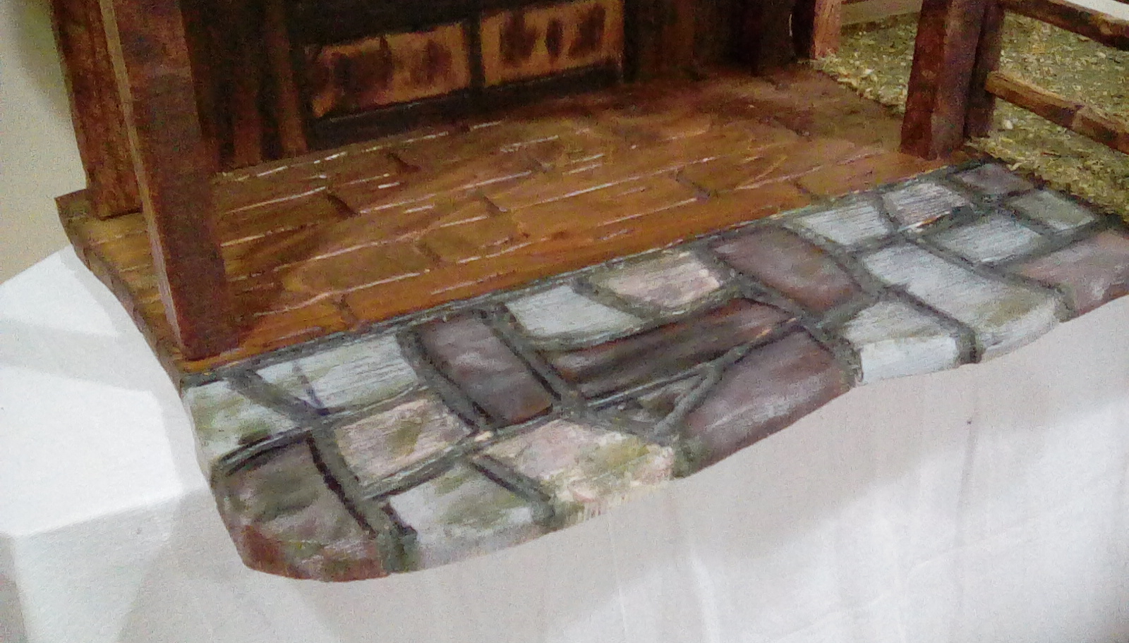 Typical detail of front “Stonework”