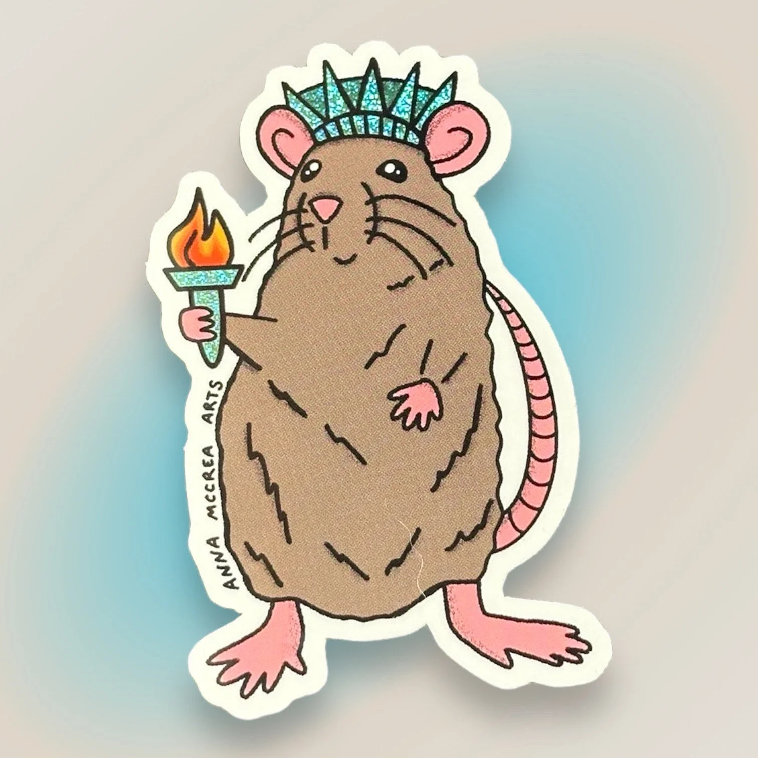 RATUE OF LIBERTY STICKER