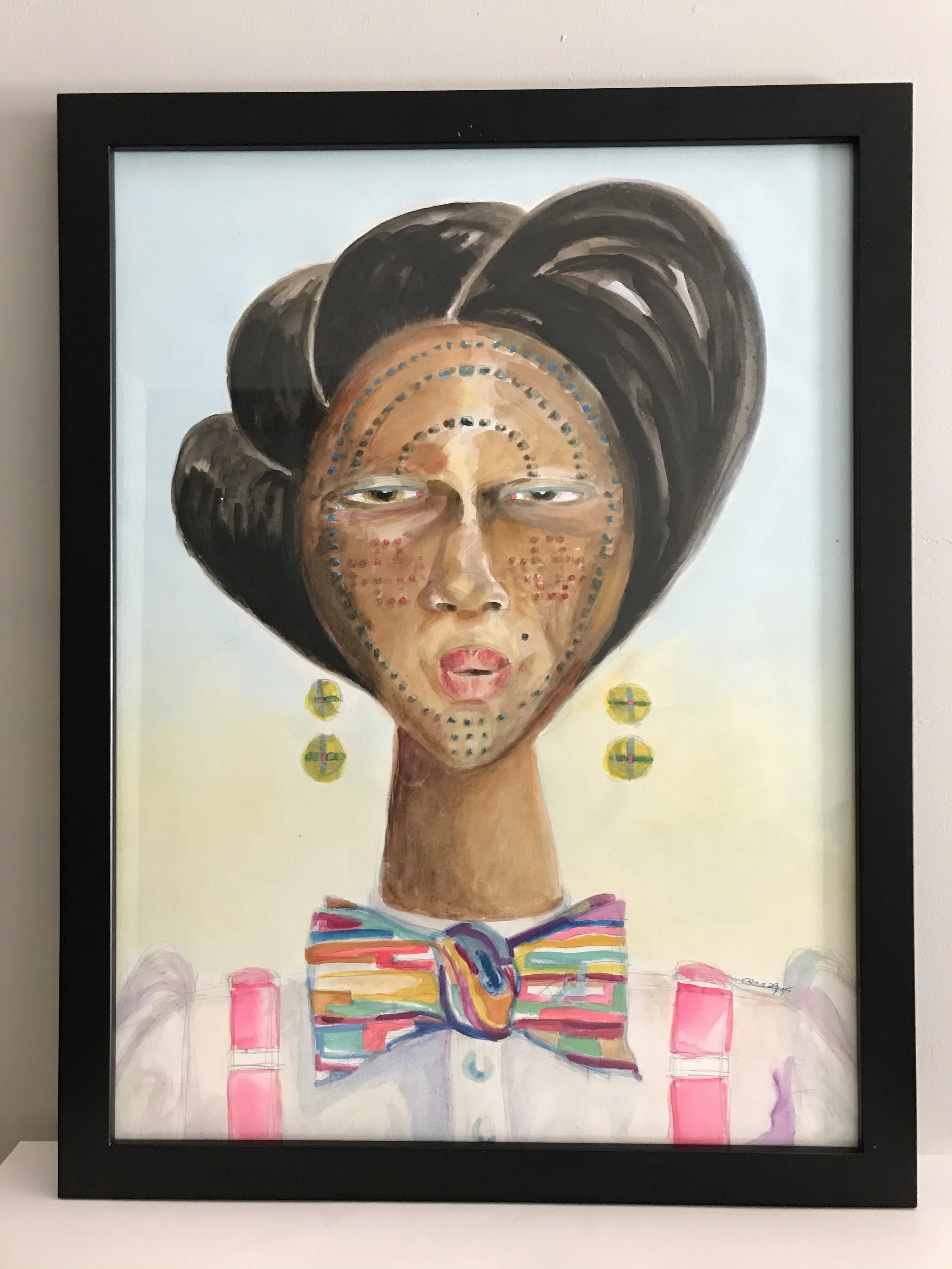 Sunrise With Ruth In The Port Of Spain