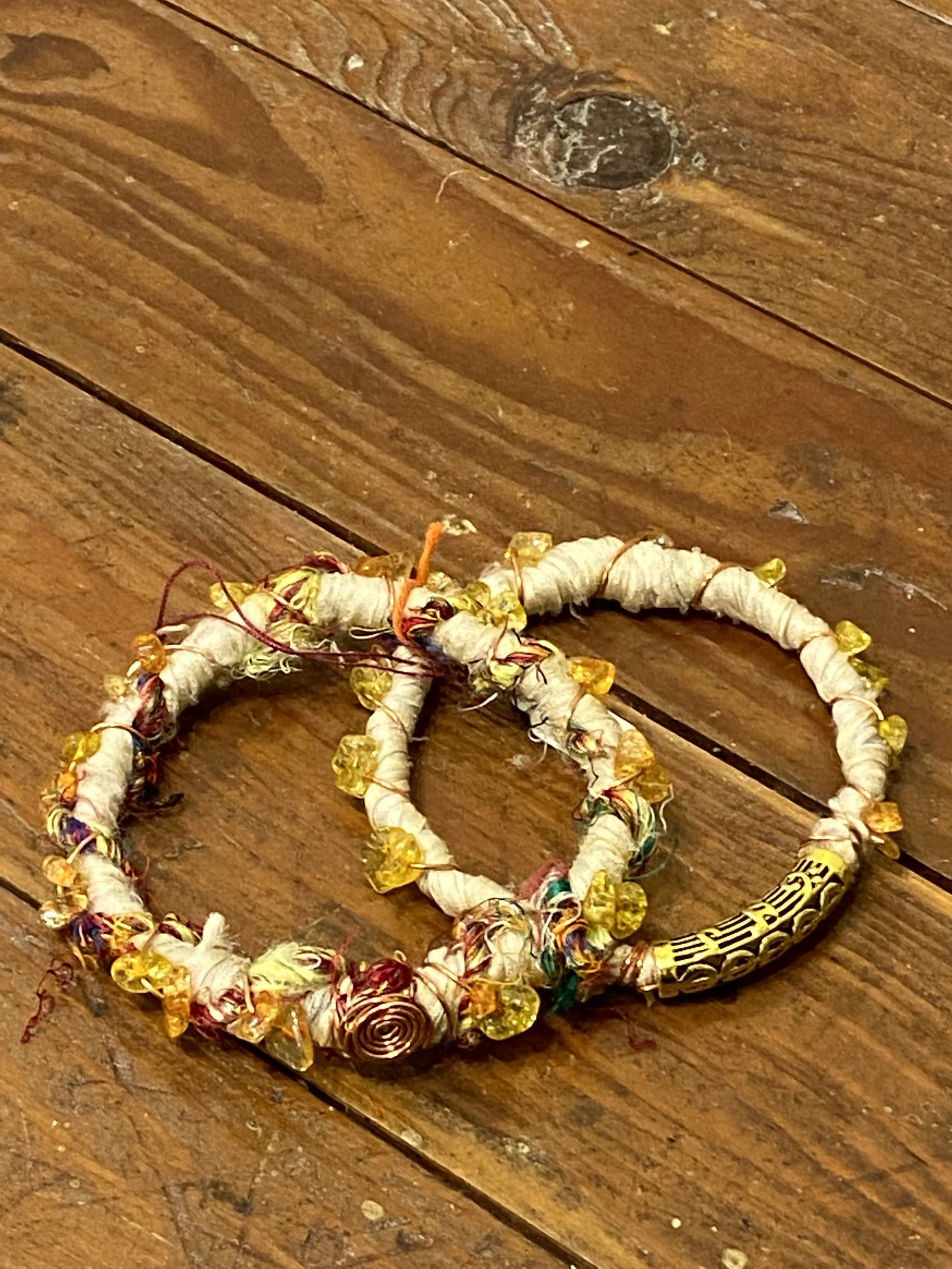 Silk &amp; Citrine Bracelet