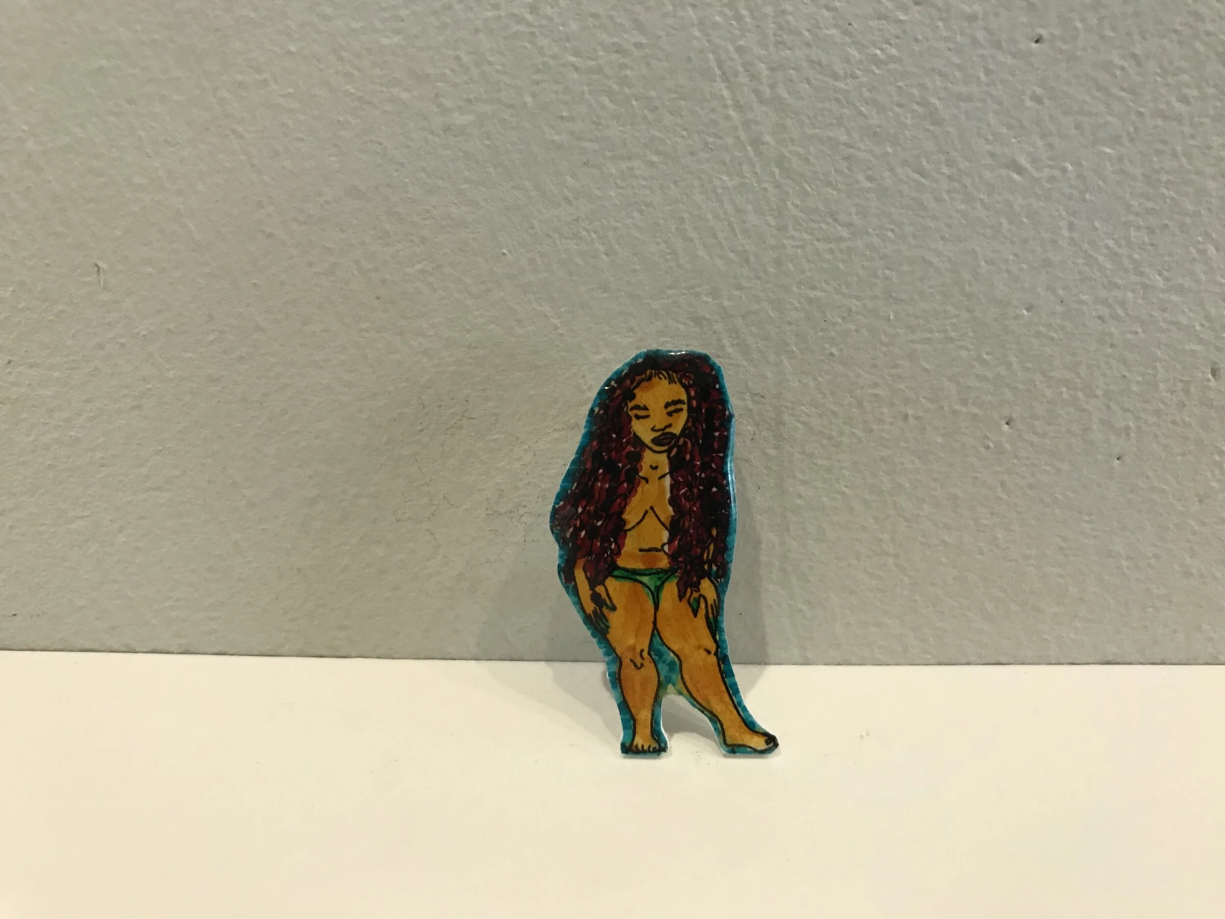 Aphrodite - Hand-Drawn Pin