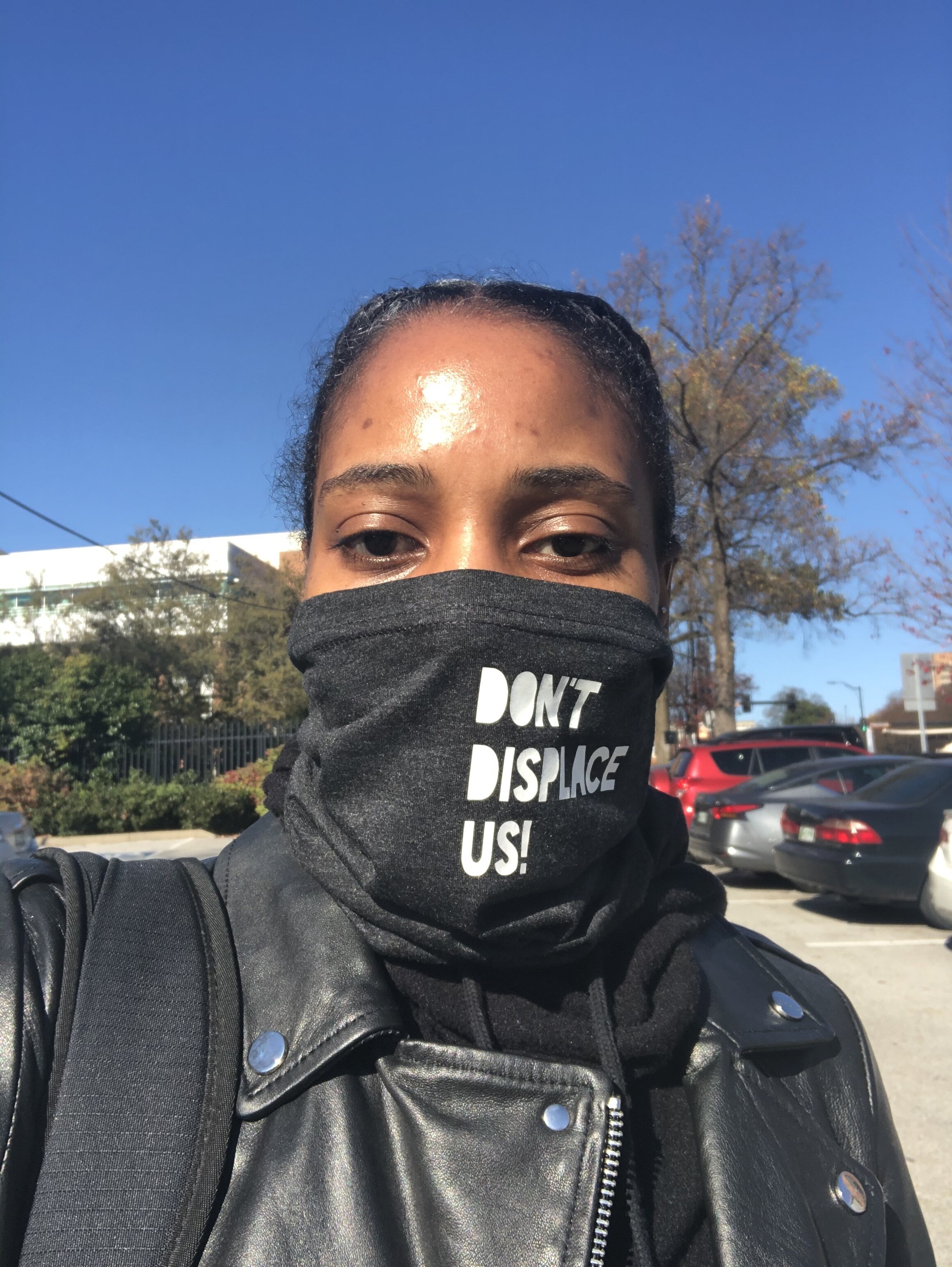 Don't Displace Us! Face Mask Gaiter
