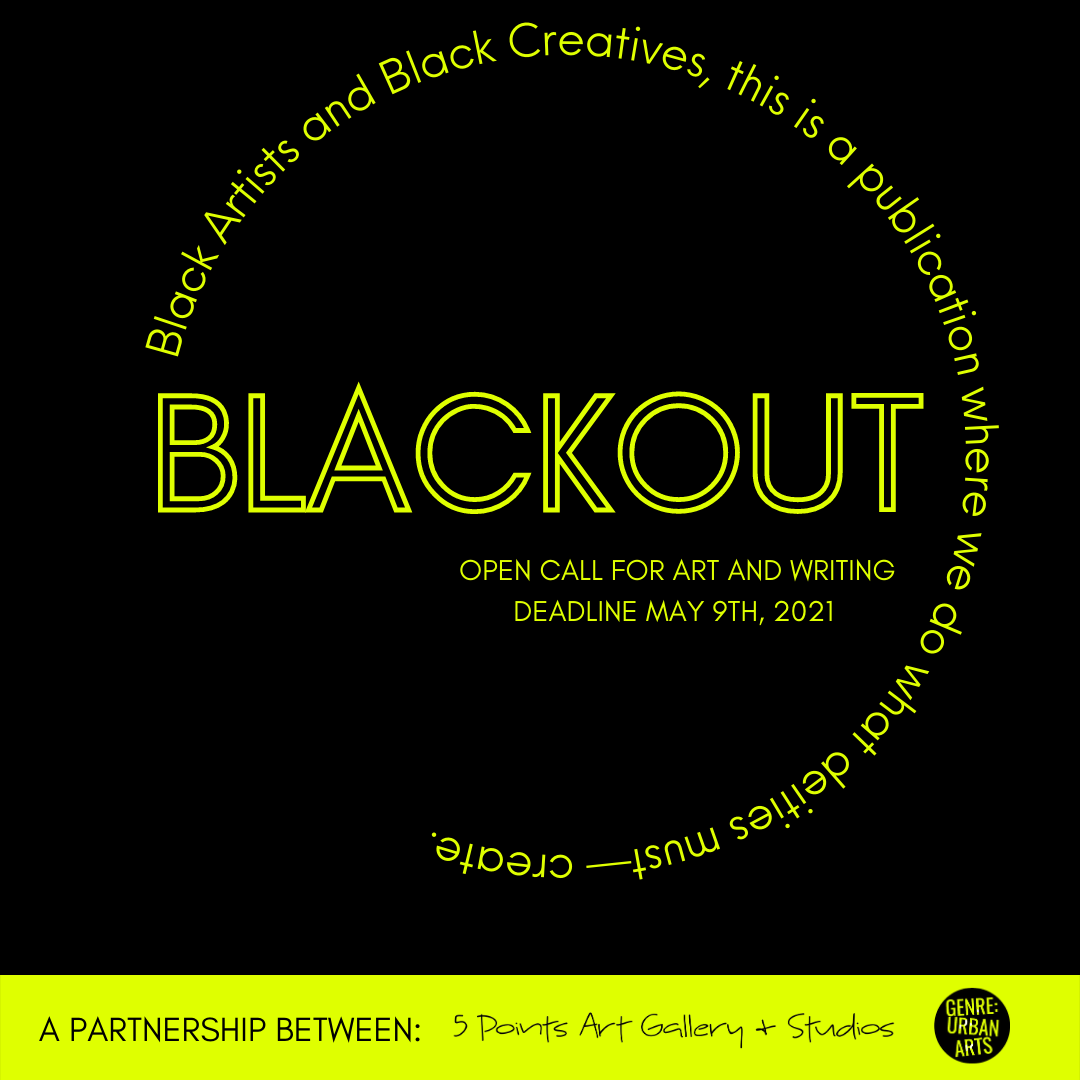 BLACKOUT: Art + Writing Call