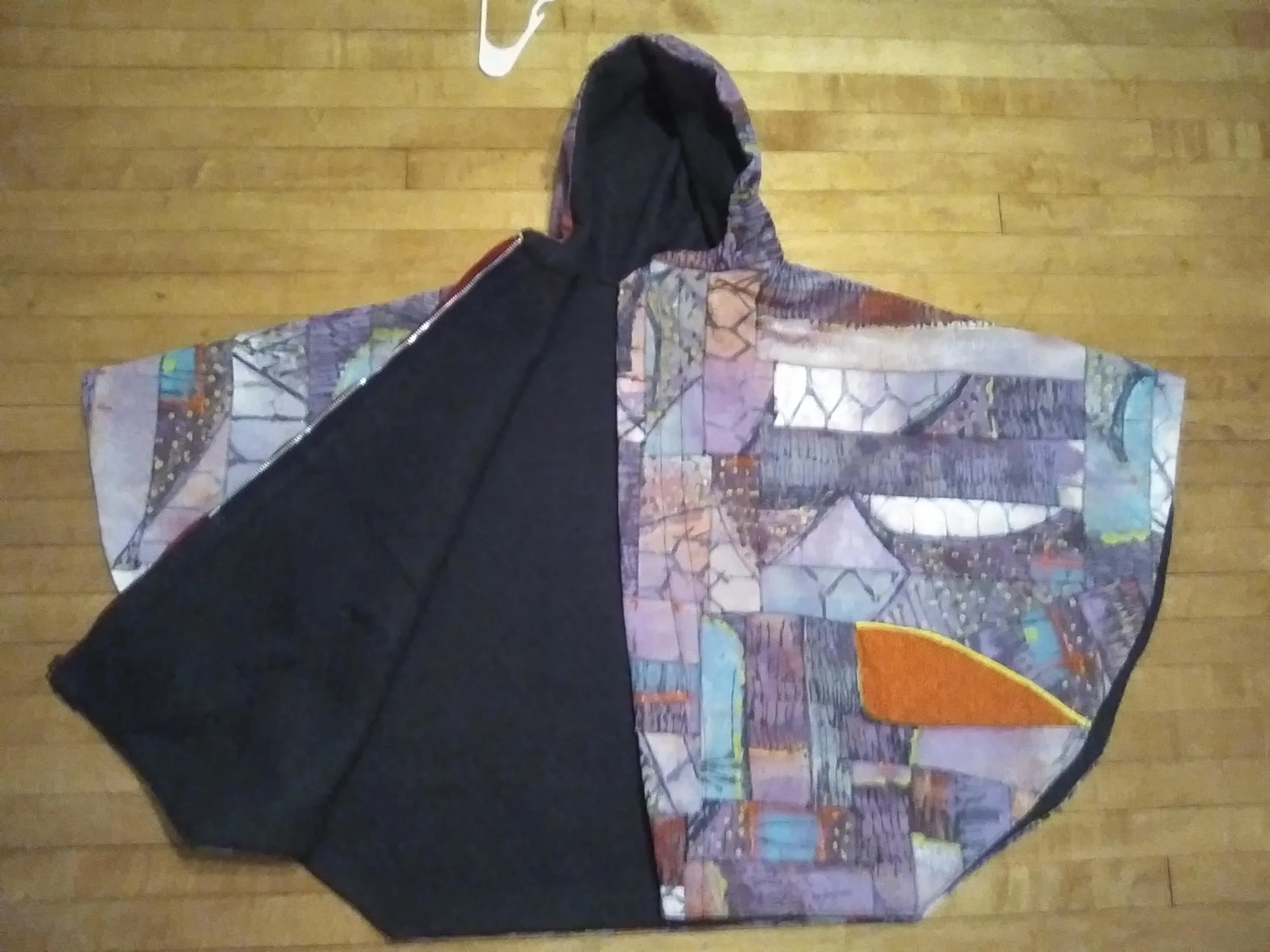 SOLD---Ceramicists Spring Reversible Cape