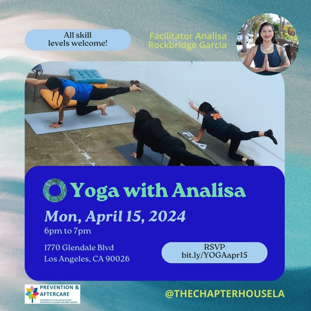 🧘FREE yoga in LA? The Chapter House is hosting another free yoga class with Analisa Rockbridge. ALL levels are welcome. We encourage everyone to go at their own pace during this practice.⁠
⁠
🗓️Monday, April 15, 2024 || 6pm to 7pm || SPACE IS LIMITE