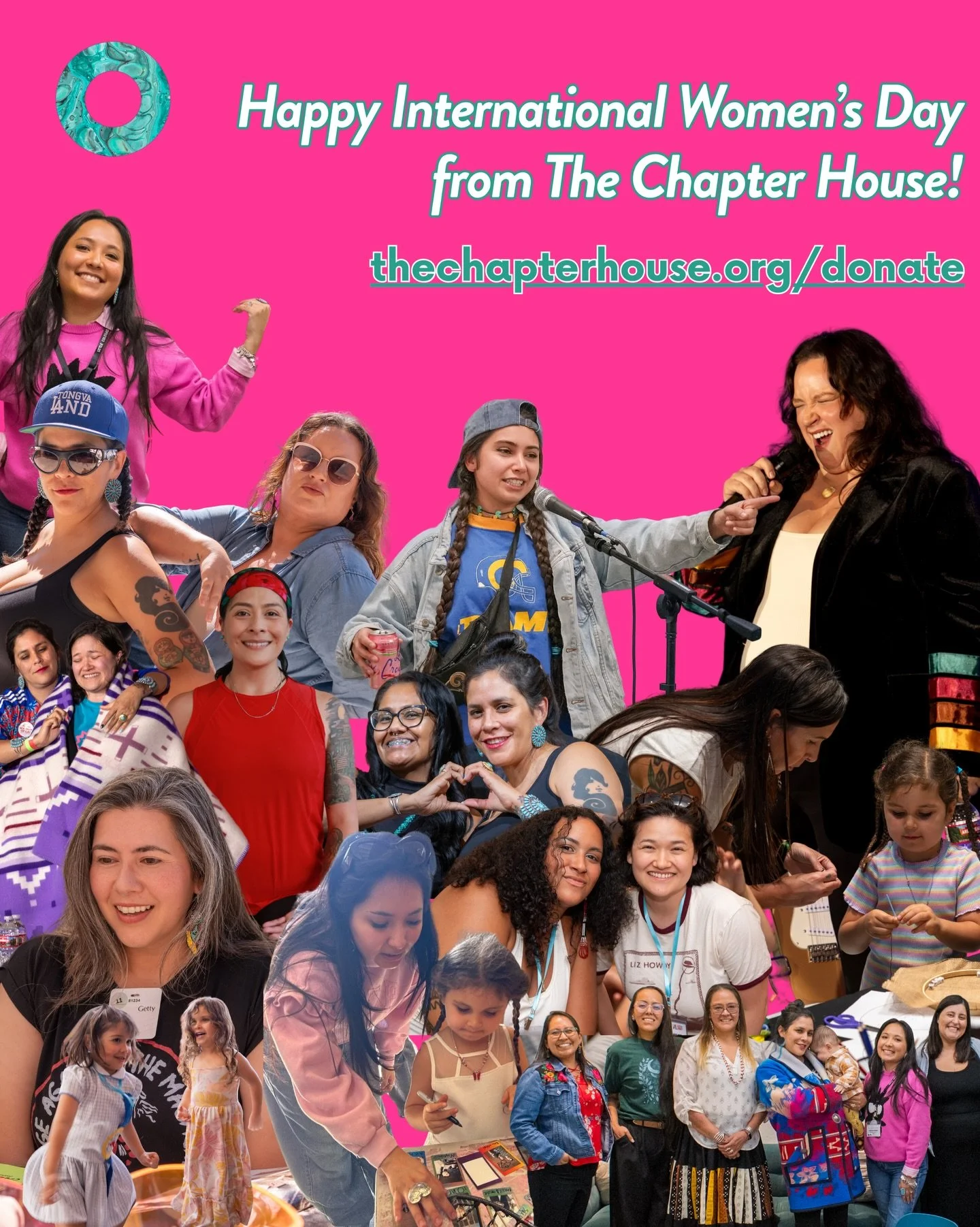 Today, on #InternationalWomensDay, we are honoring the women, femmes, and girls who make The Chapter House a home of all. We exist because Indigenous women built it.

Ah&eacute;hee&rsquo; for all you do to hold community together by organizing, cooki