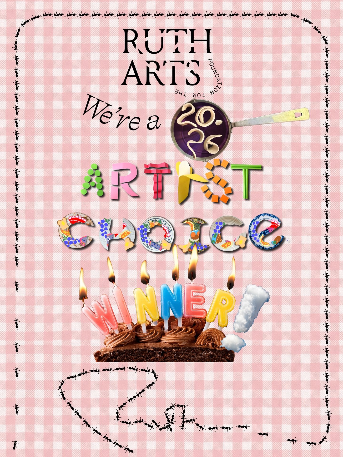 The Chapter House is a 2026 @ruthfoundationforthearts Artist Choice Winner! Ah&eacute;hee&rsquo; to everyone who makes this work possible. 🐜🩵✨

We are among 28 organizations who were chosen by artists to receive an unrestricted grant from Ruth Arts