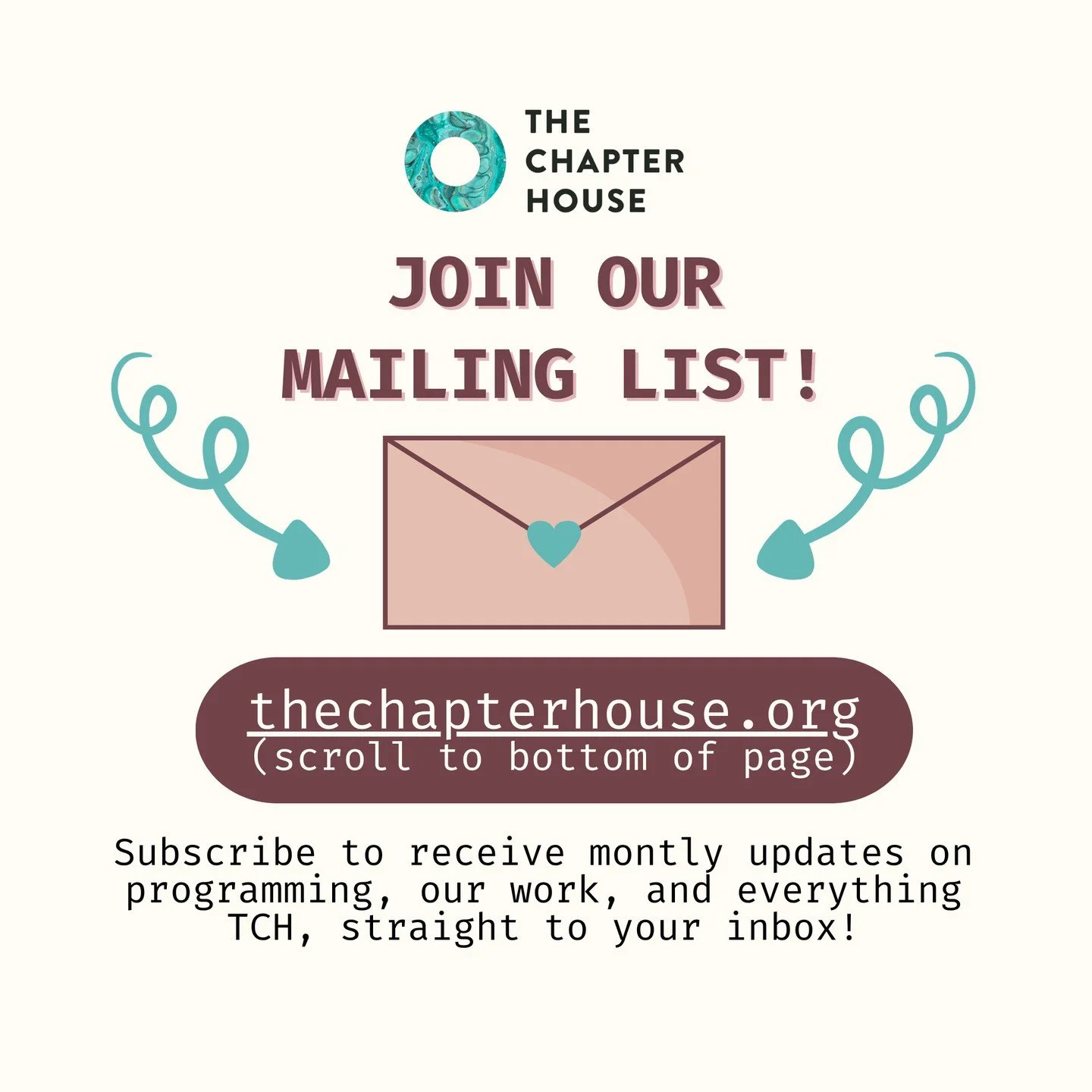 Not to be dramatic but&hellip; our mailing list is kinda the place to be!!! 👀⁠
⁠
Want first access to events, workshops, markets, screenings, comedy nights, community updates, vendor applications, art submissions, opportunities, and all things The C