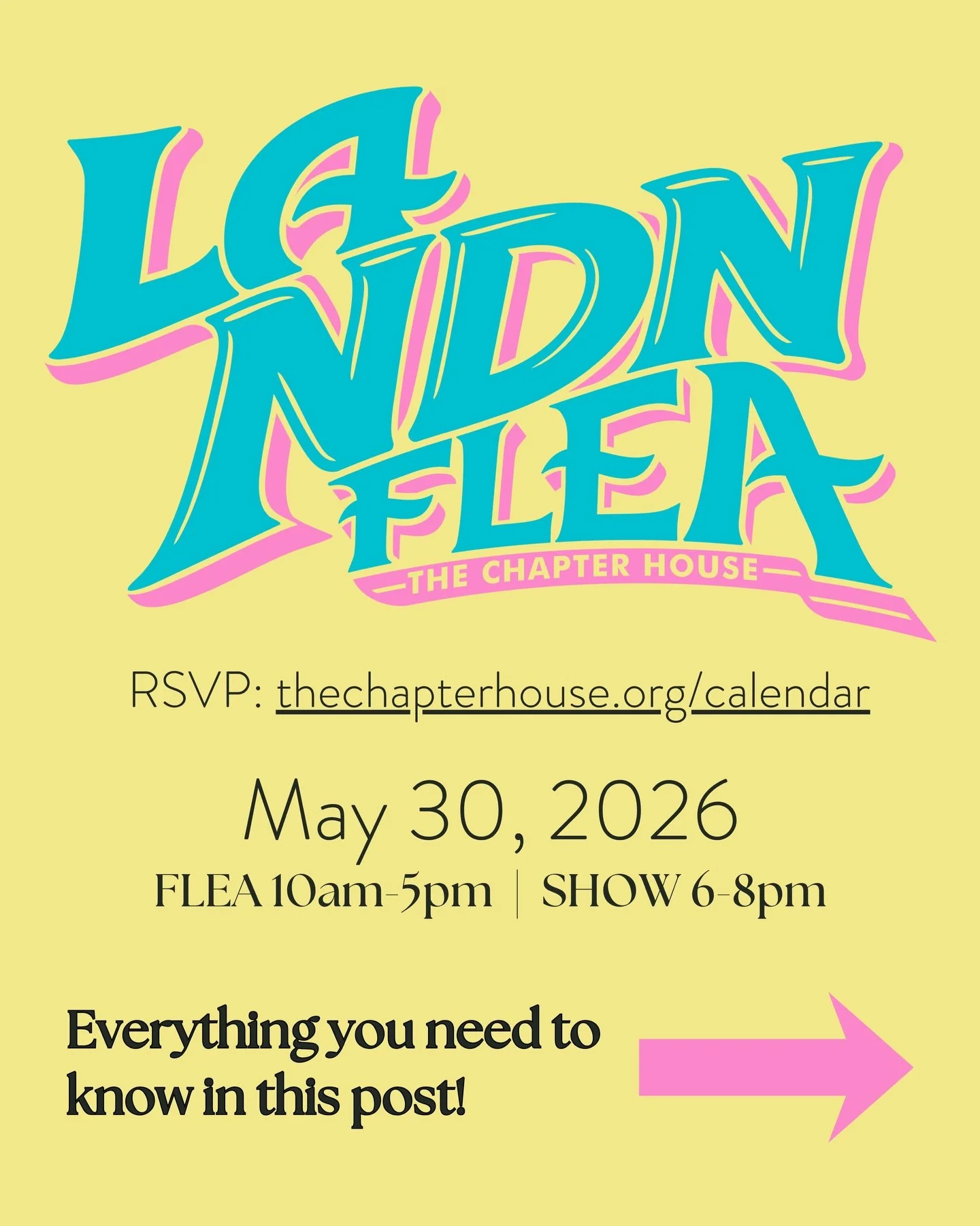The time has come! Can&rsquo;t wait to see you on Saturday! 🛍✨🎤

Join us May 30 at The Chapter House (3007 W. Temple St.) for a full day of celebration, creativity, community care, and Indigenous joy! RSVP: bit.ly/landnflea-summer26 (link in bio)!
