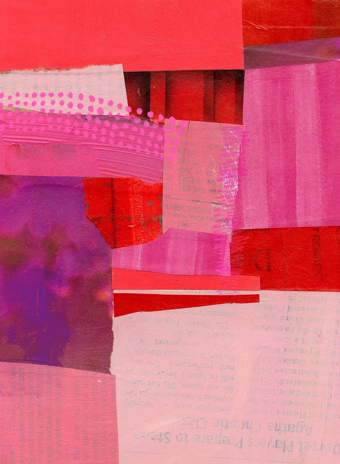 Collage Club Sunday Sessions. Each Weekend. Week 1. Monochromatic.