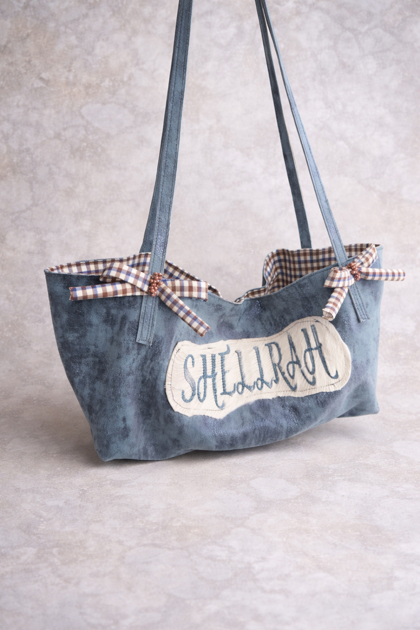 Moon Milk Leather Tote