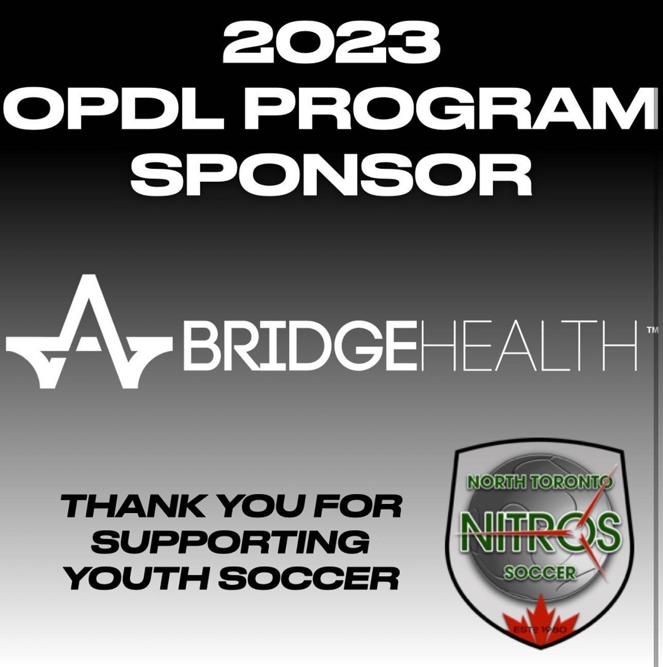 We are so happy to officially announce our sponsorship to the @nt_soccerclub OPDL program, which develops some of the best youth soccer players in Toronto, and Canada!