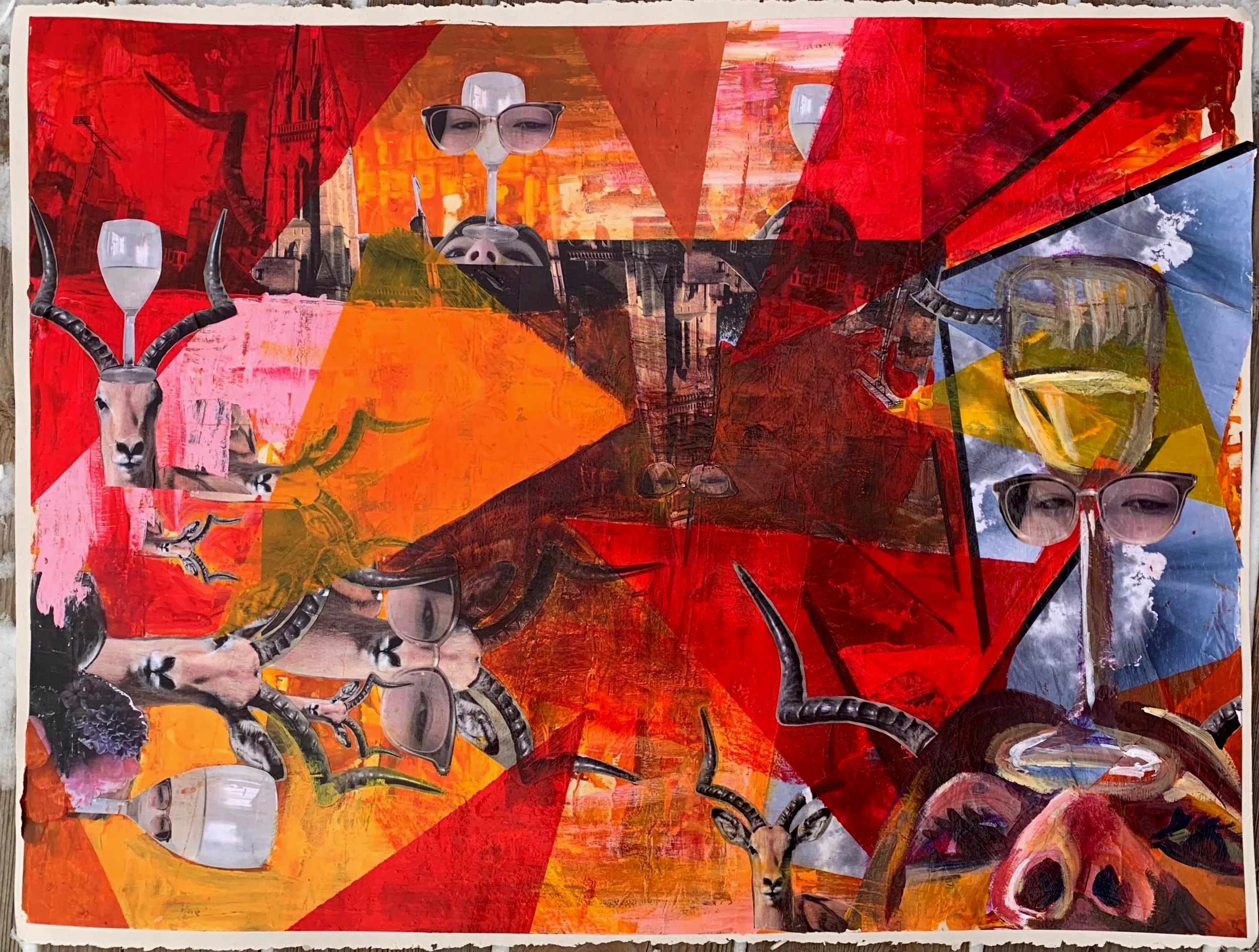 Self-Portrait as a Wine-Drinking Antelope