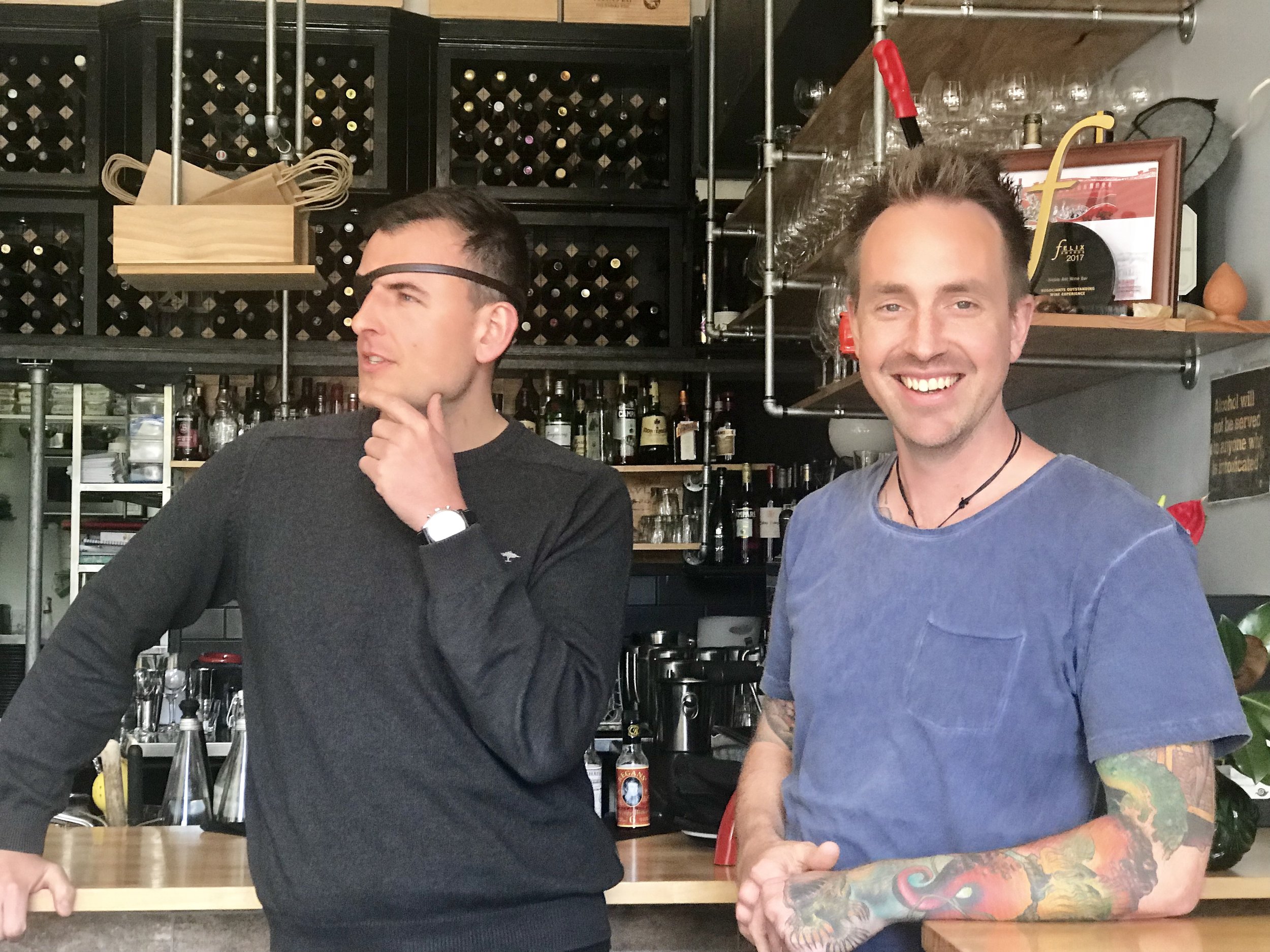 Noble Rot’s Maciej Zimny and Josh Pointon (image by Jacqui Gibson).