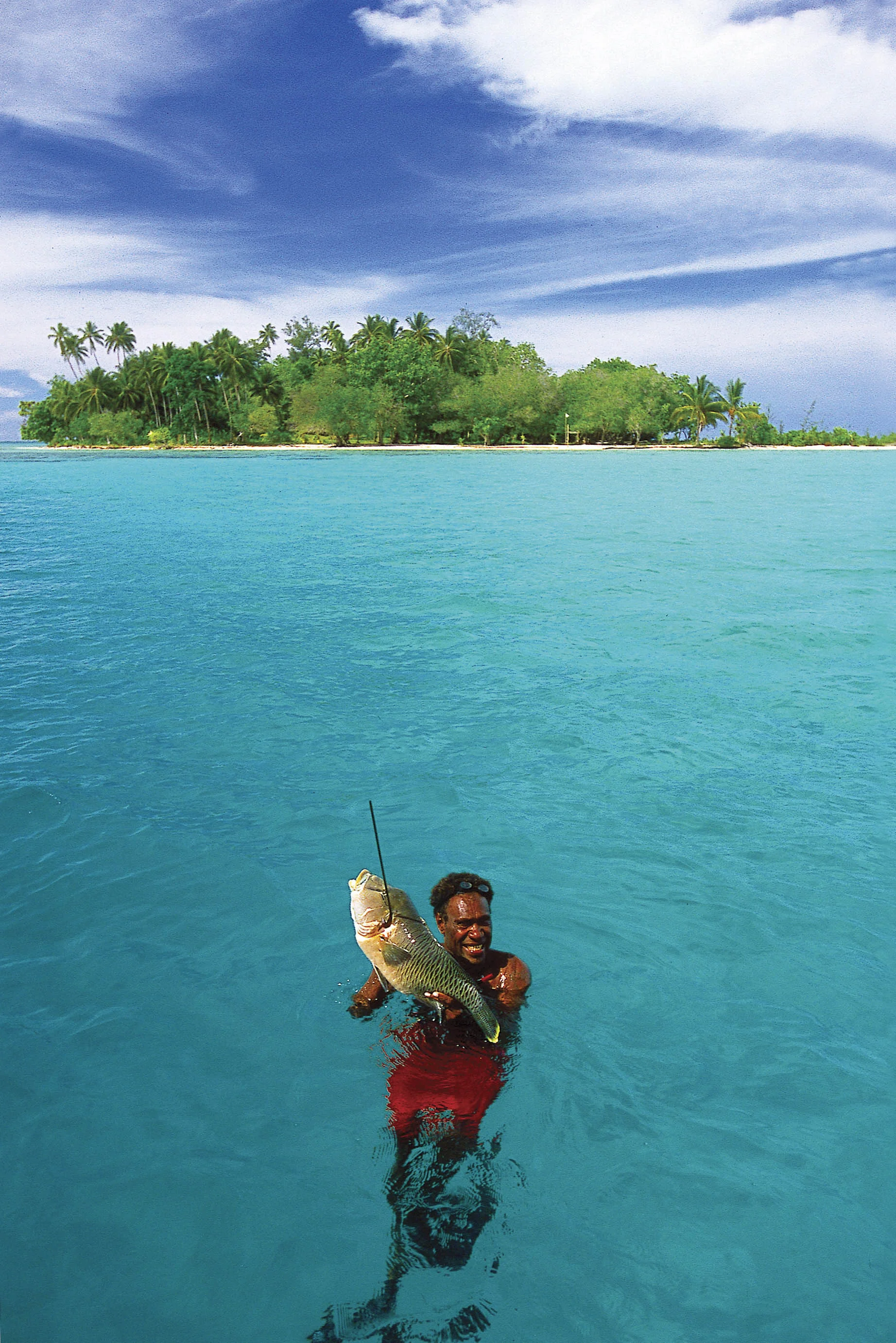 Fishing in the Solomon Islands (image care of Solomon Islands Visitors Bureau).