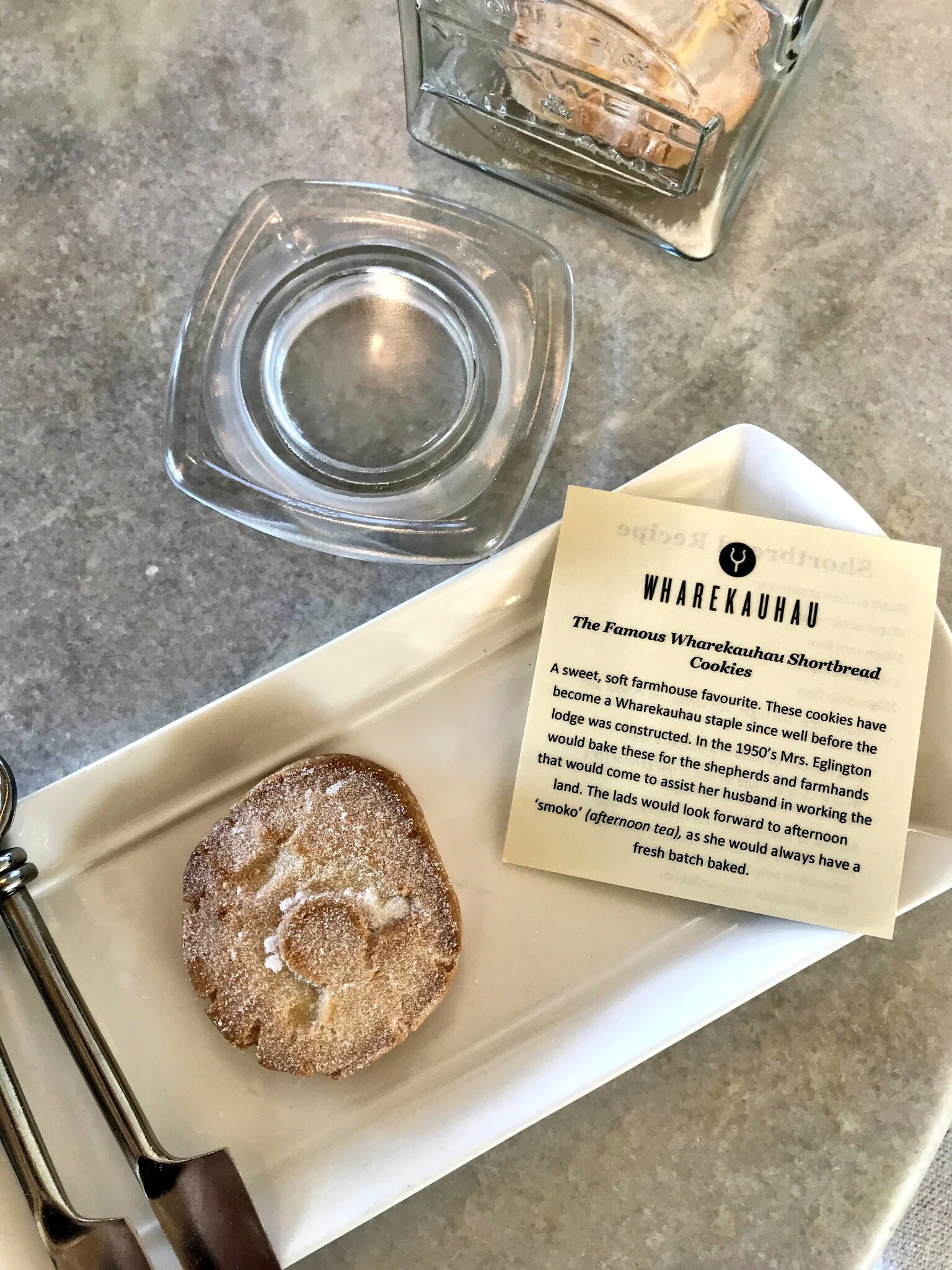 Wharekauhau shortbread cookies (image by Jacqui Gibson).