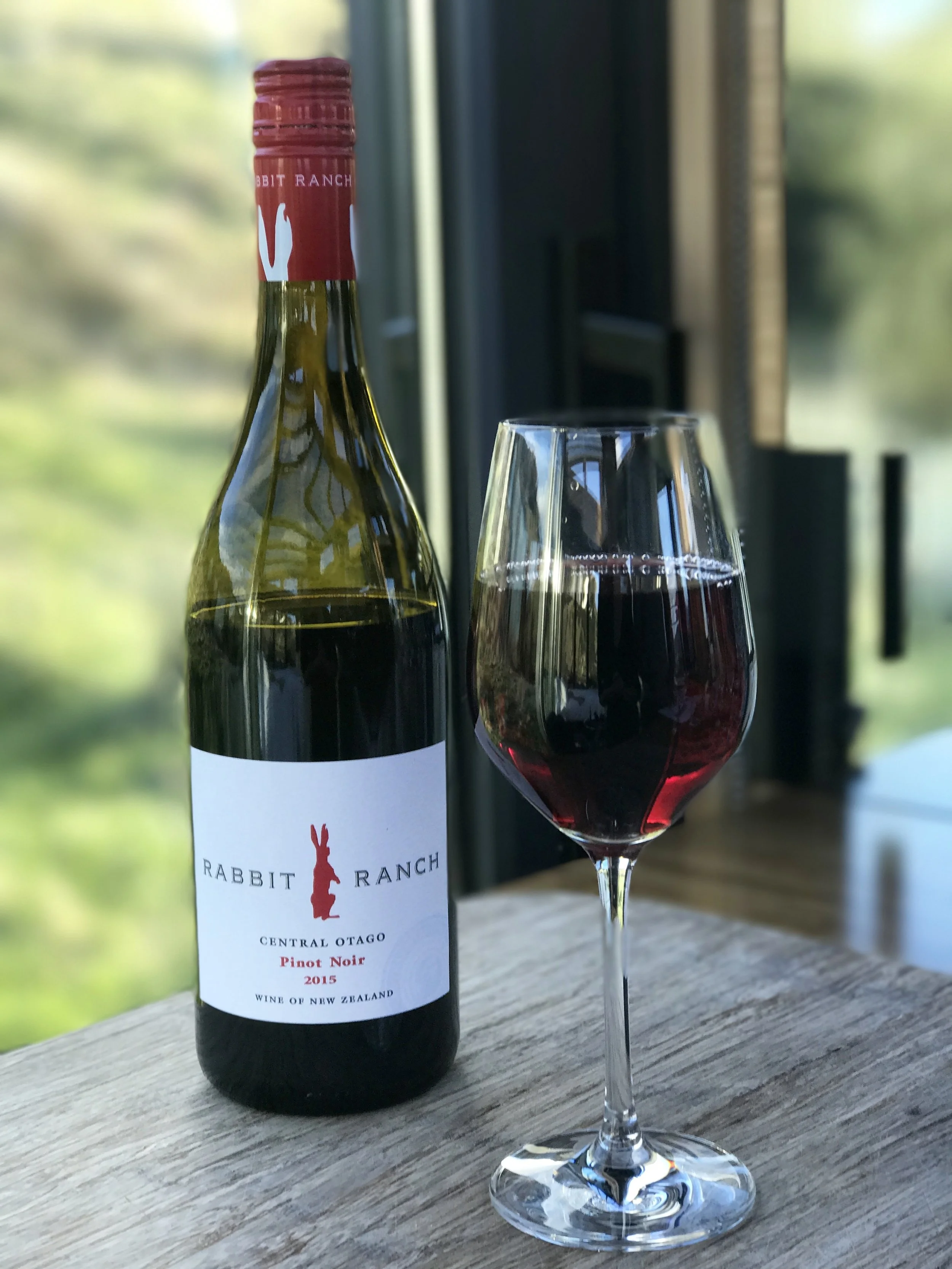 Rabbit Ranch, Central Otago pinot noir from the local Four Square (image by Jacqui Gibson).