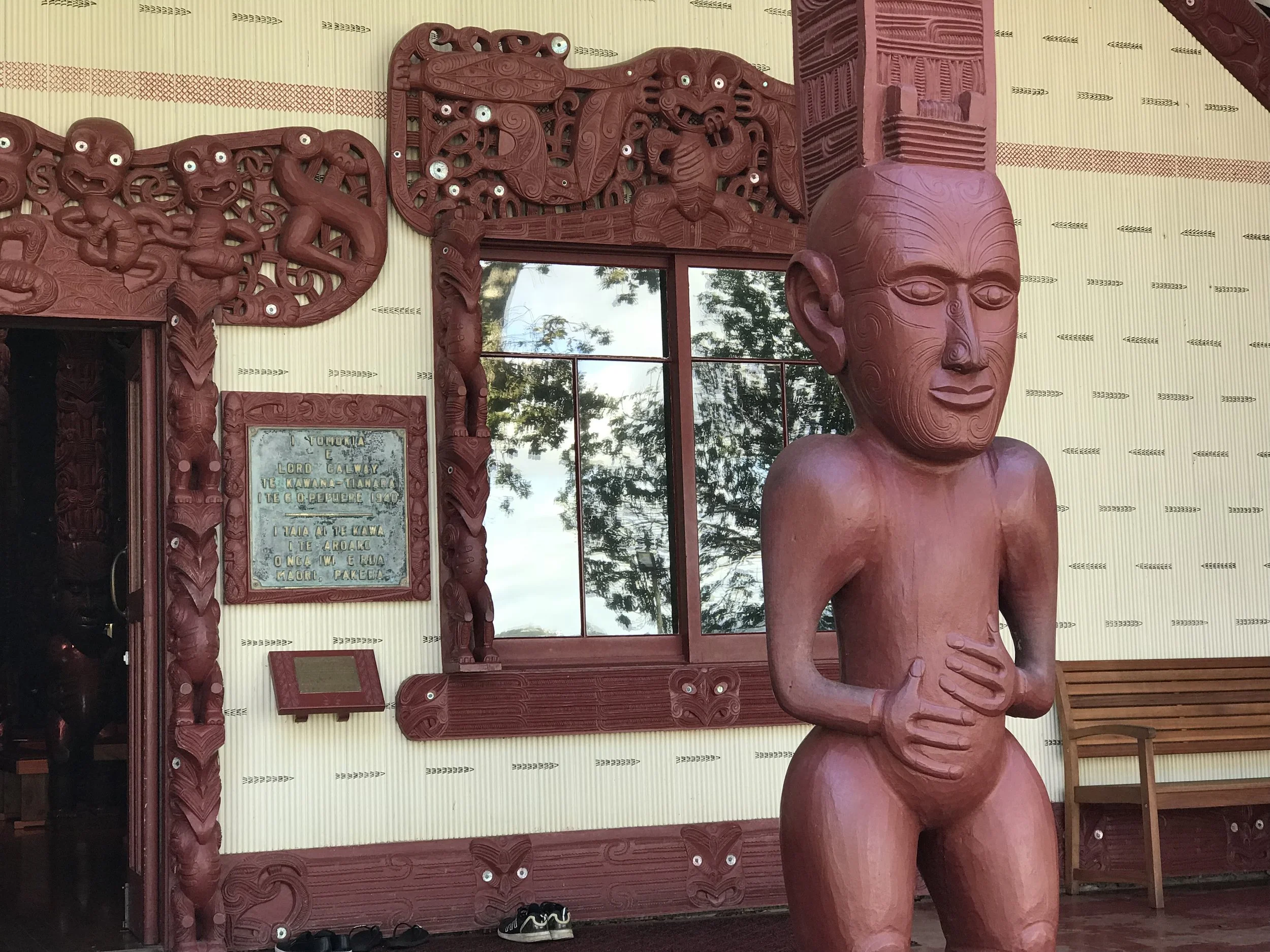 Waitangi marae, New Zealand (image by Jacqui Gibson).