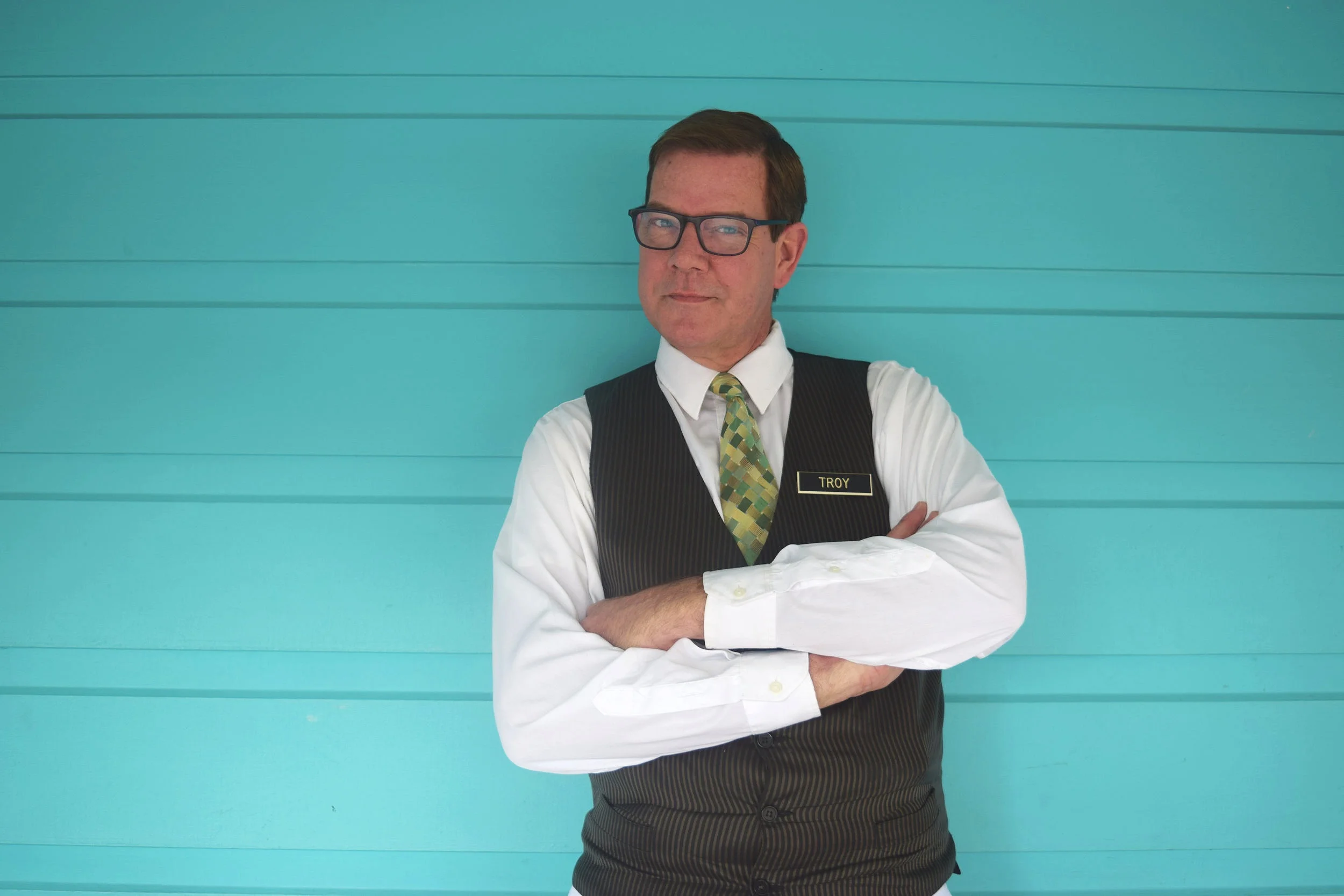 Career waiter of New Orleans, Troy Becker (photo supplied).