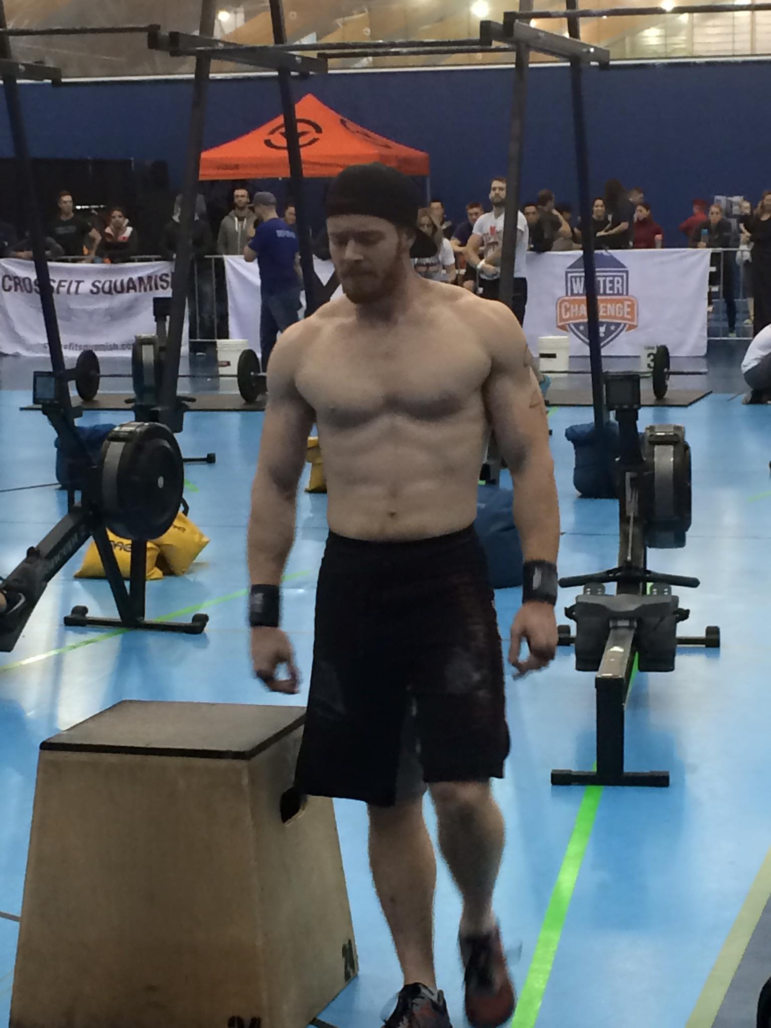 Andy competing in Crossfit, Vancouver