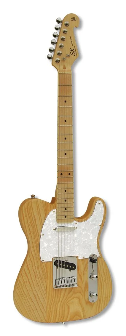 SX ASH3N American Swamp Ash Body T Style Electric Guitar
