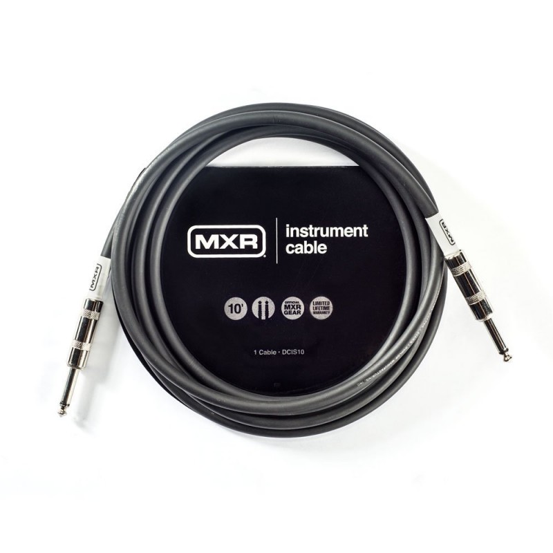 MXR DCIS10 10 FOOT Noiseless Instrument Cable - Straight To Straight