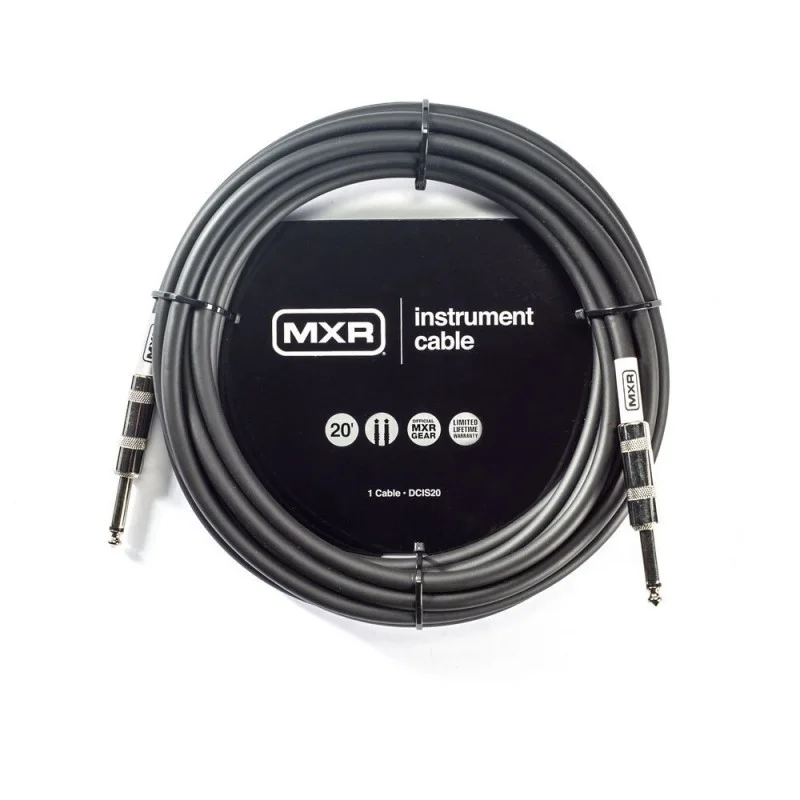 MXR DCIS20 20 FOOT Noiseless Instrument Cable - Straight To Straight
