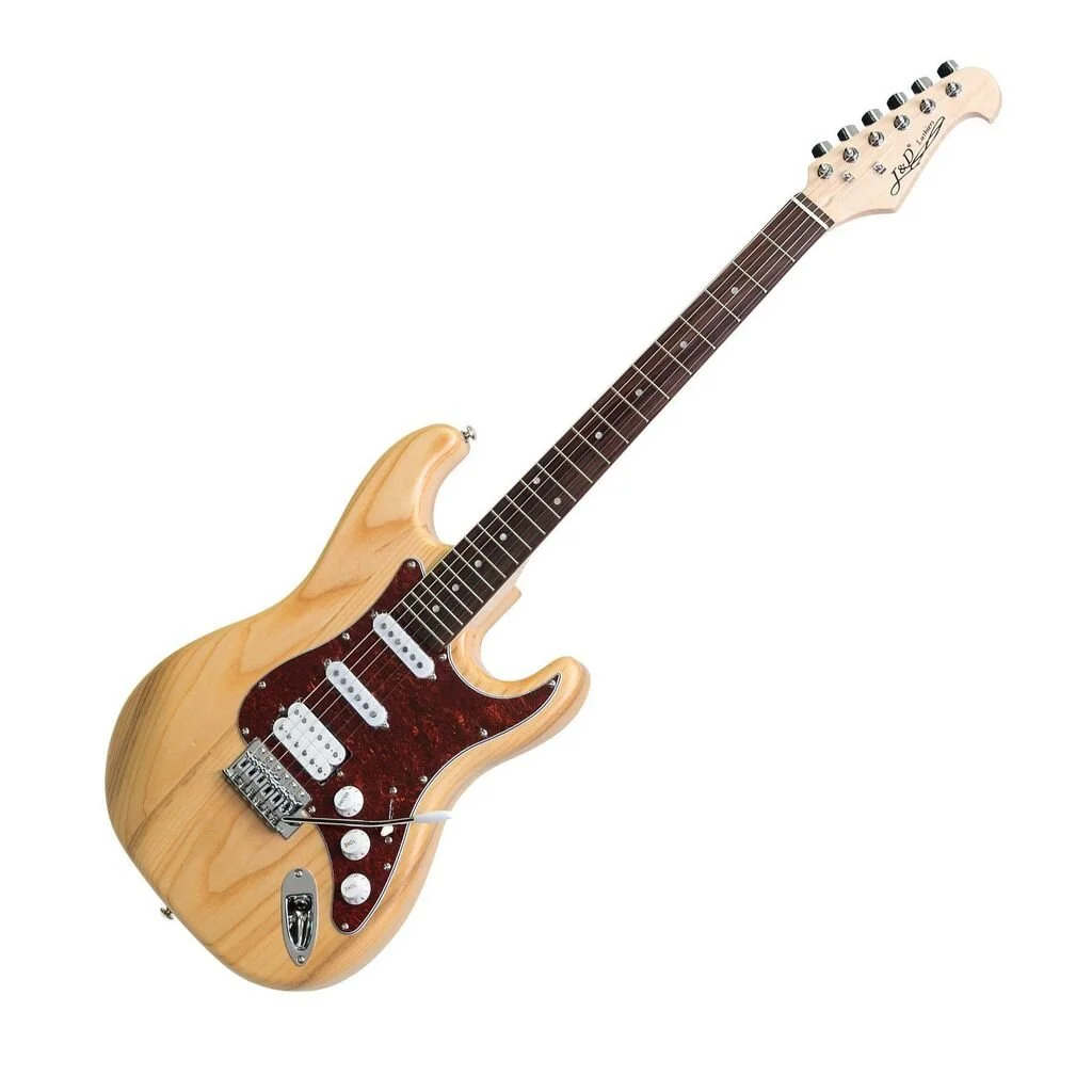 J&amp;D Luthiers Traditional ST Style Electric Guitar (Natural)