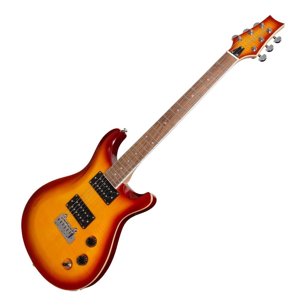 J&amp;D Luthiers 'Duke' Contemporary Style Electric Guitar (Honeyburst)