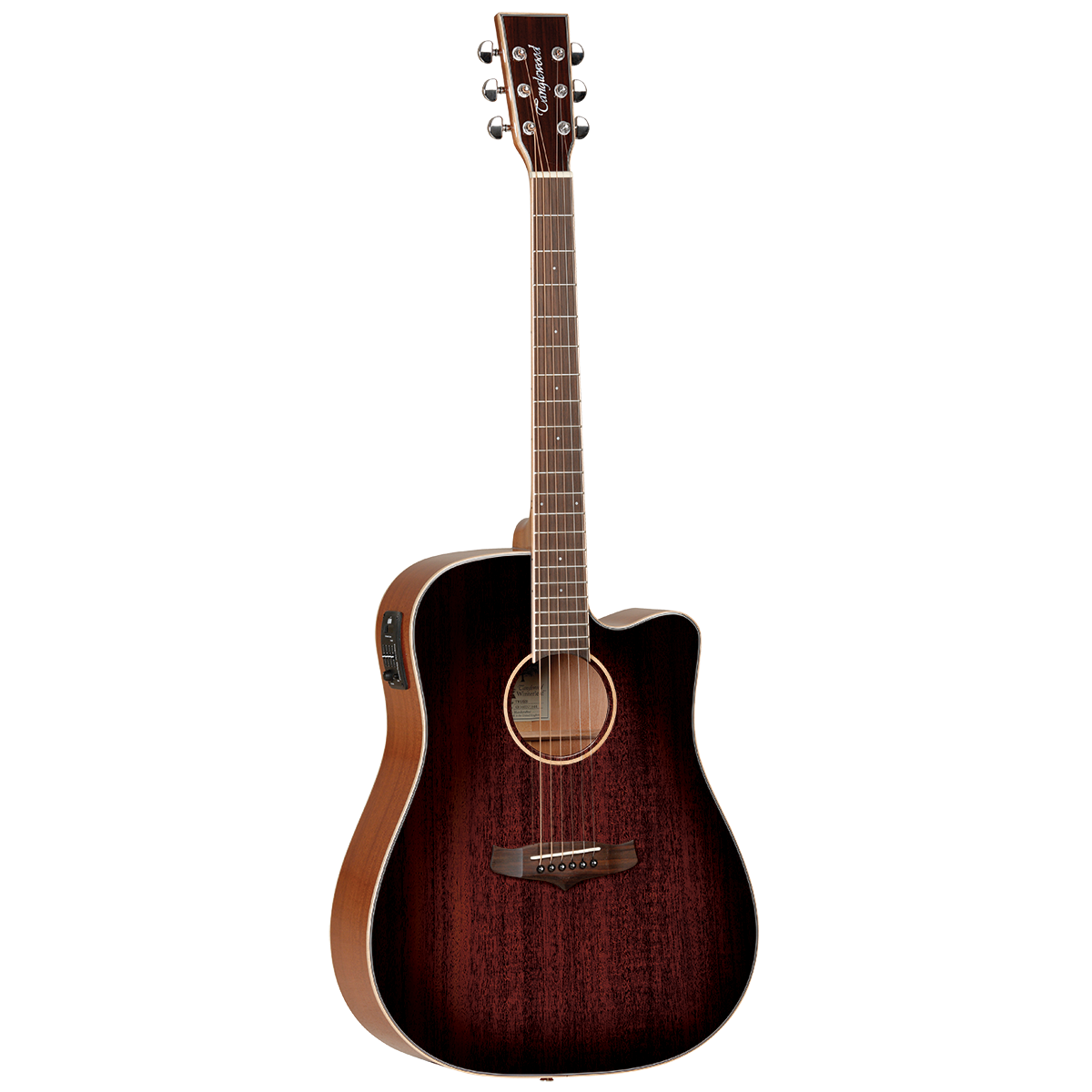 TANGLEWOOD TW5AVB WINTERLEAF DREADNOUGHT C/E ANTIQUE VINTAGE BURST GLOSS