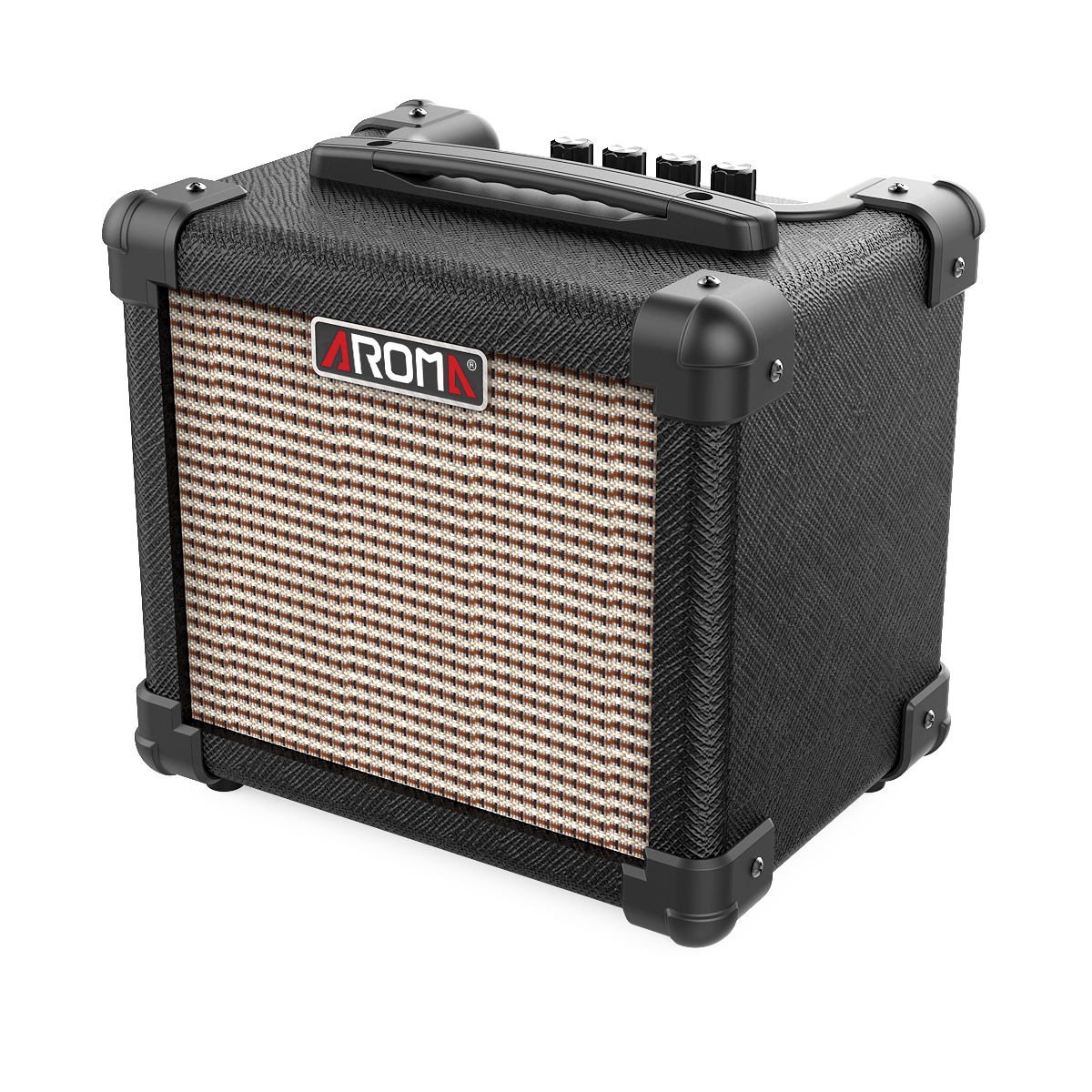 Aroma AG10BK 10W Black Electric Guitar Portable Amplifier