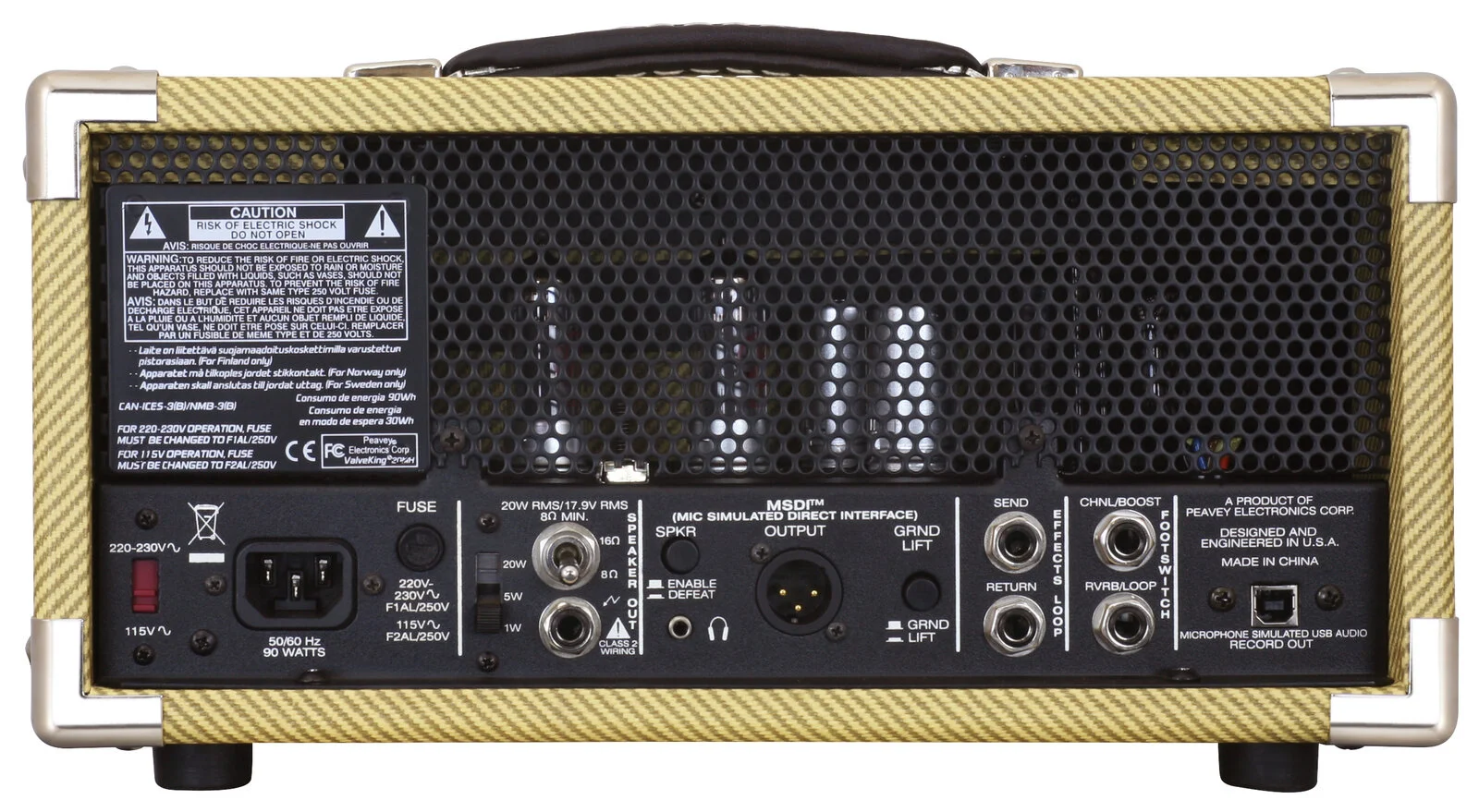 Peavey Classic Series "Classic 20MH" Mini Guitar Amplifier Head 20Watt