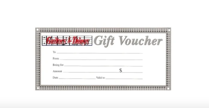 Guitars And Things - ONLINE GIFT CARD