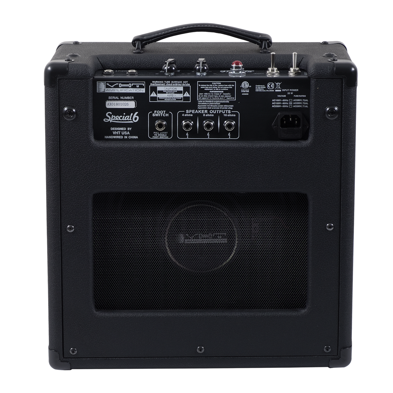 VHT Special 6 1x10 Valve Guitar Amp COMBO—Guitars & Things VHT Special 6 1x10 Valve Guitar Amp COMBO—Guitars & Things
