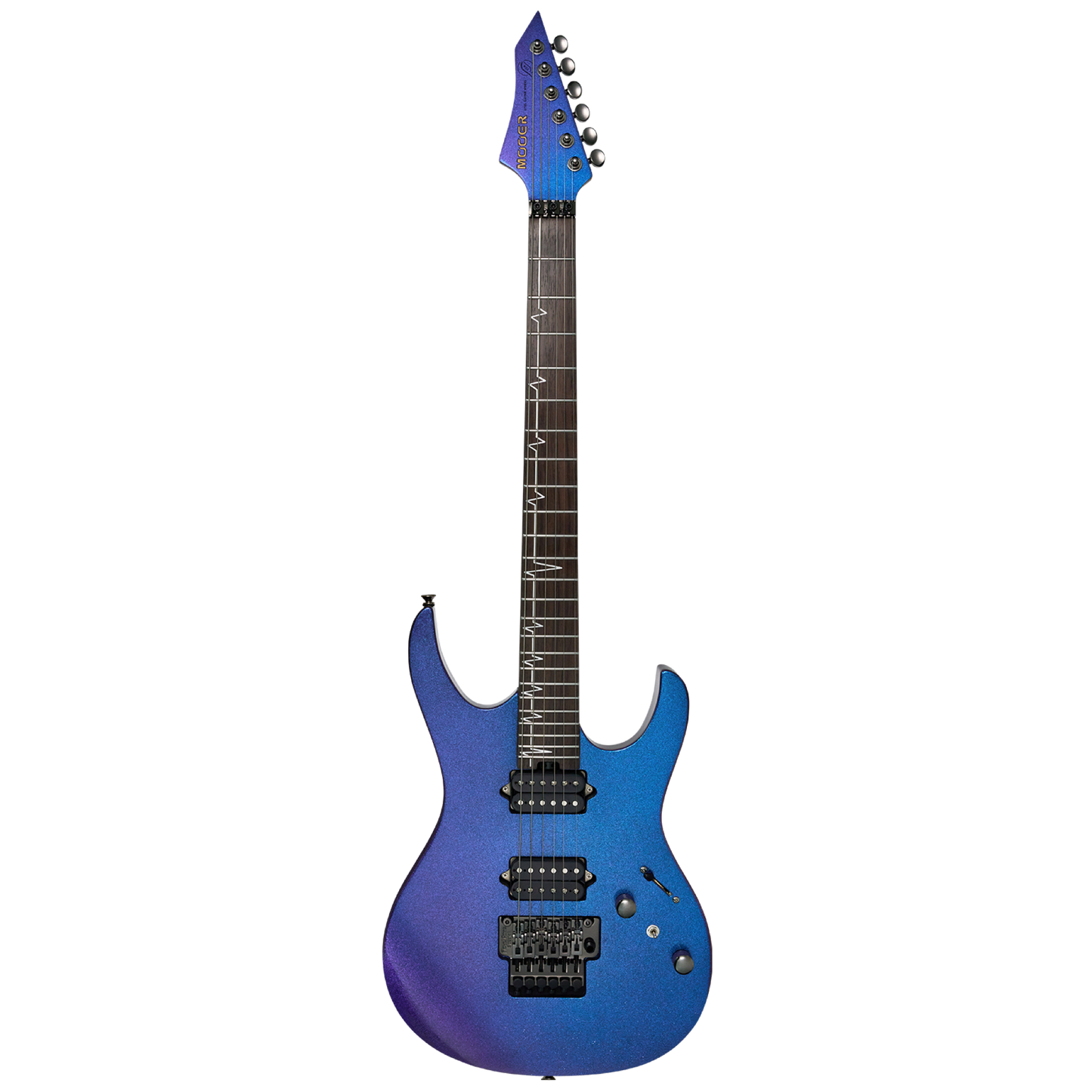 MOOER MMT100 FLOYD ROSE ELECTRIC GUITAR (AURORA PURPLE)—Guitars