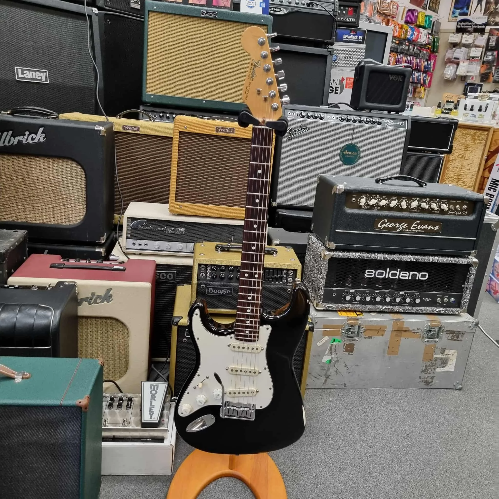 1991 FENDER USA Standard Strat LEFT HAND Secondhand