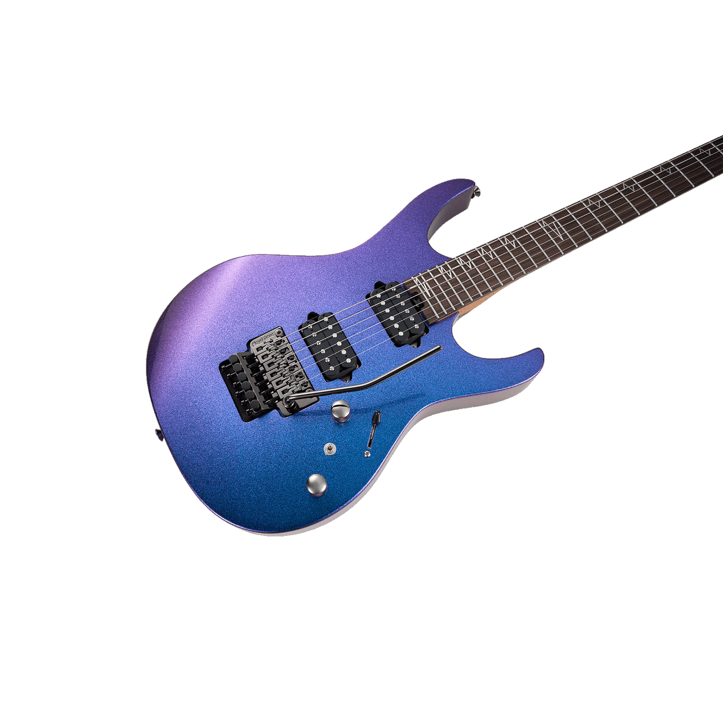 MOOER MMT100 FLOYD ROSE ELECTRIC GUITAR (AURORA PURPLE)—Guitars