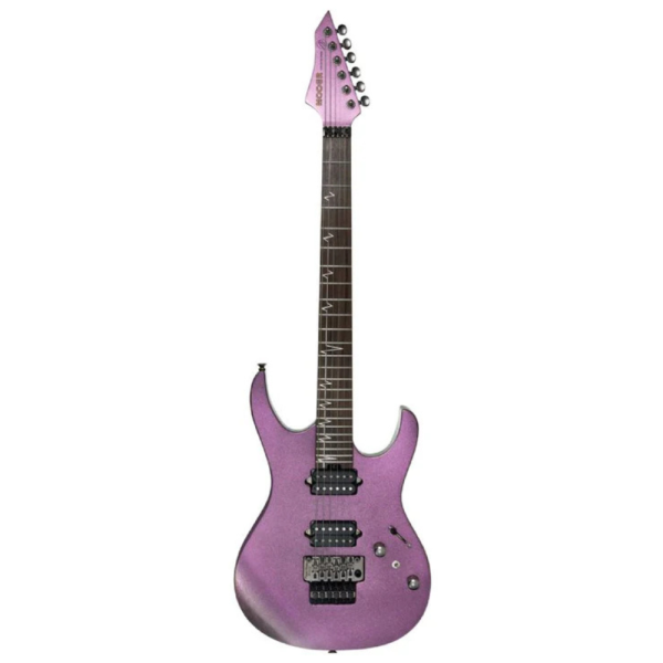 MOOER MMT100 FLOYD ROSE ELECTRIC GUITAR (AURORA PINK)—Guitars