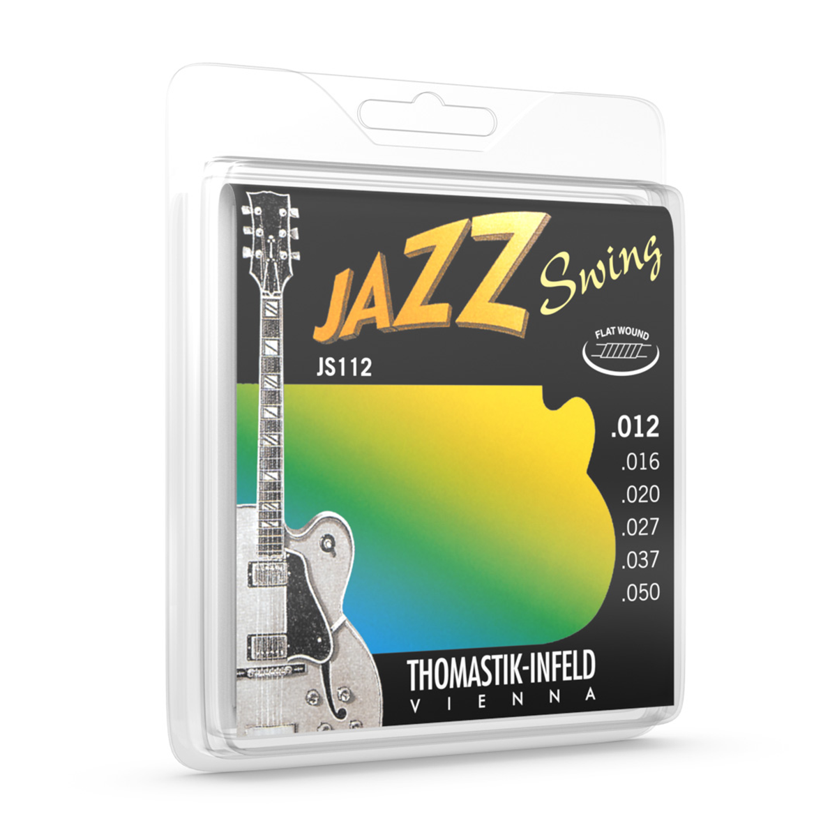 THOMASTIK JS112 JAZZ SWING SERIES FLATWOUND Guitar String Set 12/50