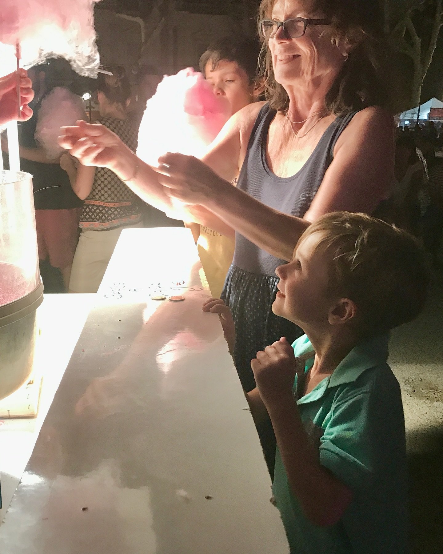 This was the night it all started. 2017, back in France. My kids got their cotton candy and&hellip; just look at those faces. Pure magic. My mom smiling, the joy in the air, that moment lit the spark. We didn&rsquo;t know it yet, but Nuage was born r