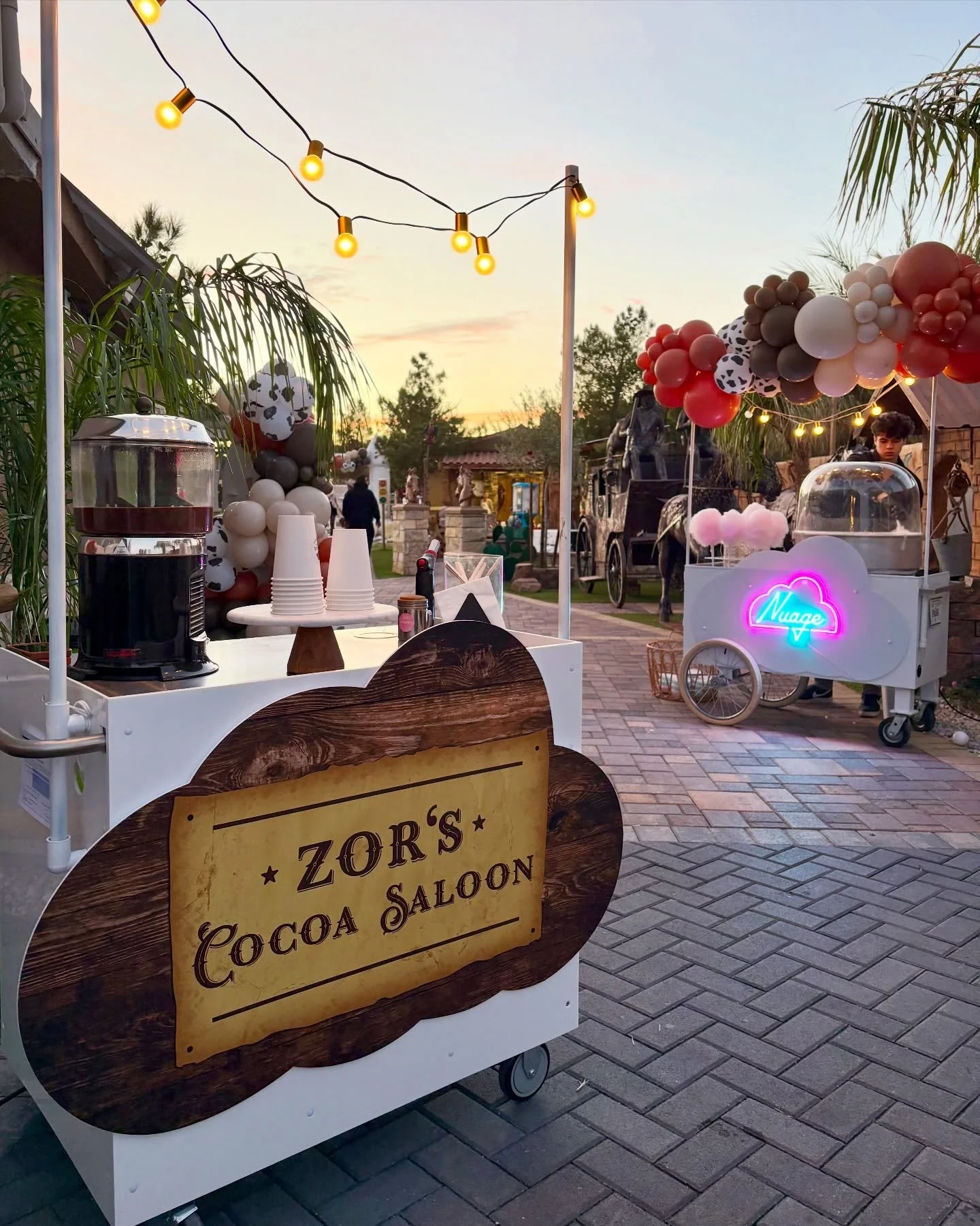 We served hot cocoa, cotton candy, and a whole lot of sweetness for Zor&rsquo;s 1st birthday 🎉🤍 Always a joy working alongside our amazing friend @marievent , event planner extraordinaire💖