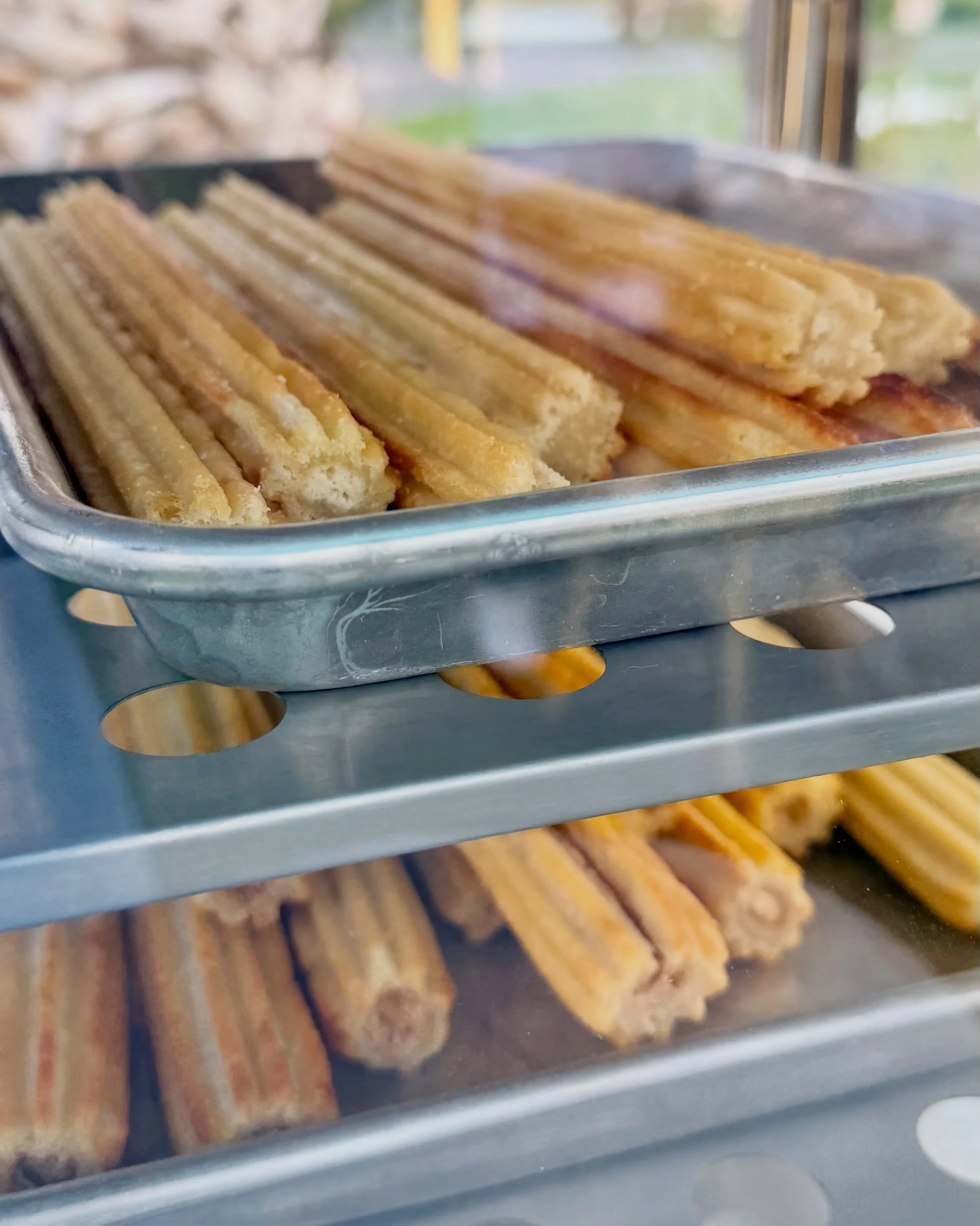 Cinco de Miles, but make it sweet ✨

We had the honor of celebrating Miles&rsquo;s first birthday with fresh churros, served warm and rolled in cinnamon sugar. Caramel-filled or plain, finished with a drizzle of caramel or chocolate.

Simple, nostalg