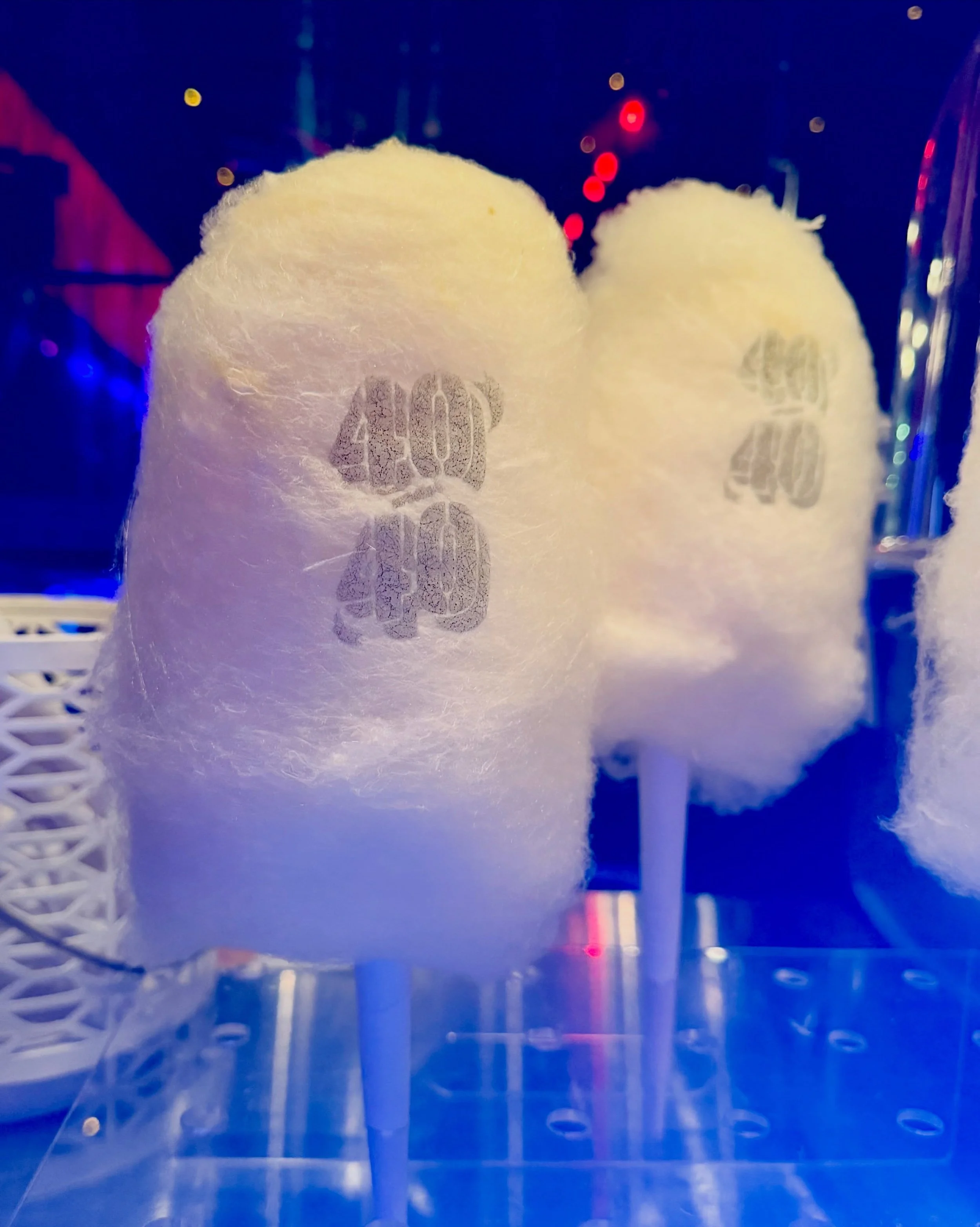 We loved serving custom stamped cotton candy at the 40 Under 40 event with Las Vegas Weekly ✨

Seeing the event logo stamped directly onto the cotton candy created so much attention throughout the night and so many photo moments. Guests absolutely lo