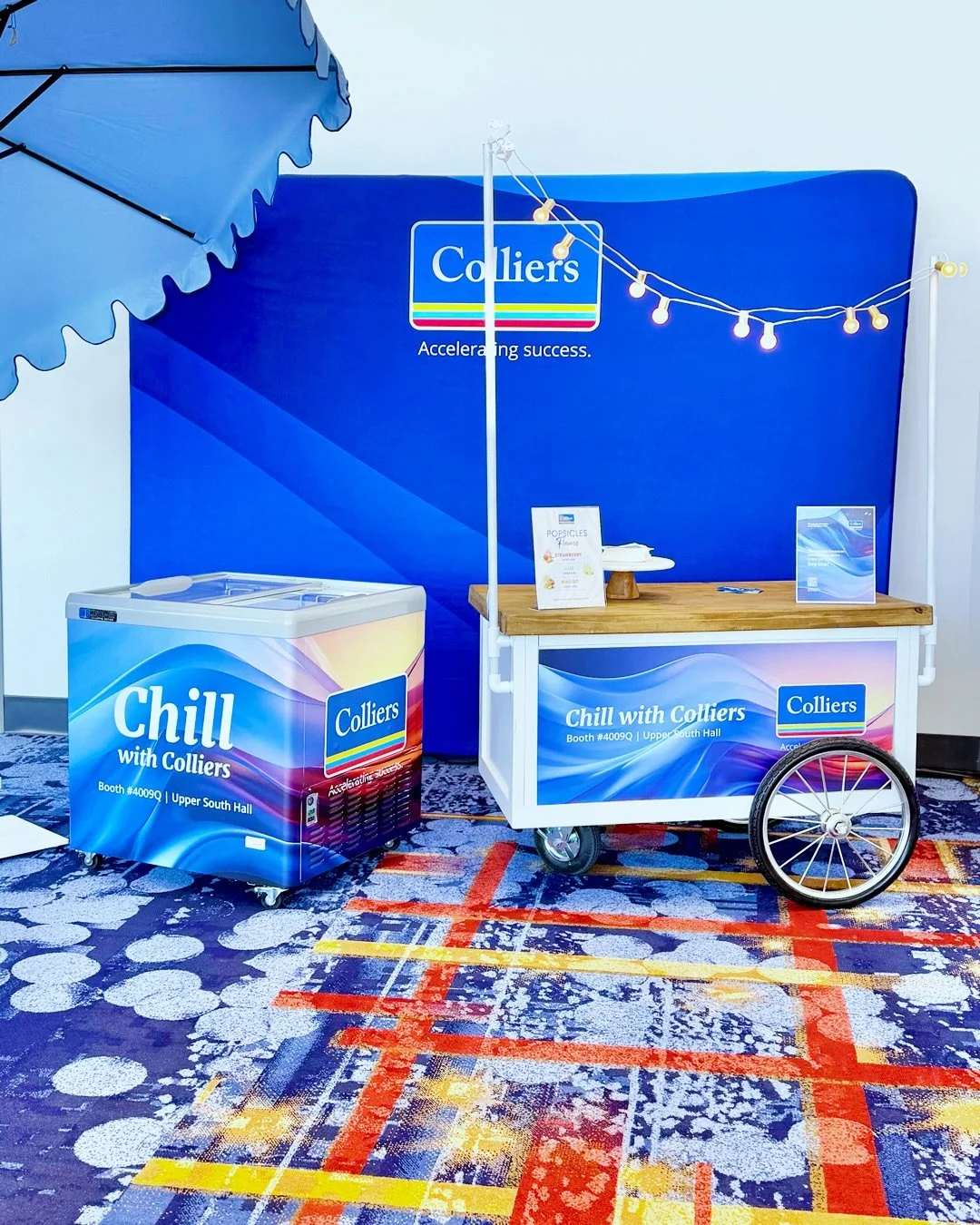 3,000 popsicles served over 2 days for this incredible activation

From the fully wrapped freezer and branded cart to the custom napkins, every detail was designed to create a fun and memorable experience for guests.

Large-scale activations like thi