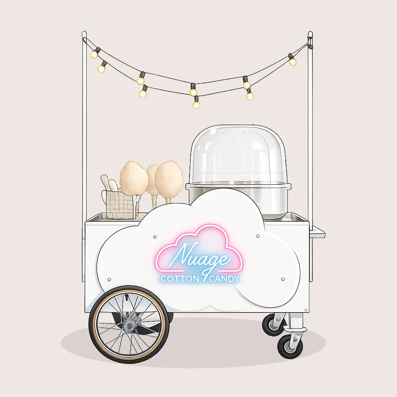 Nuage Cotton Candy Cart