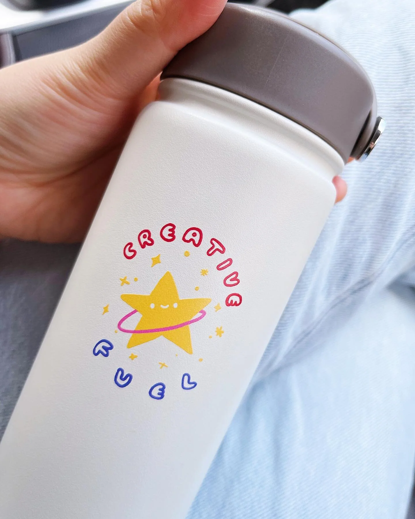 Creative Fuel tumbler for our fellow creatives 🌟 per-order available soon! stay tuned 💫💗