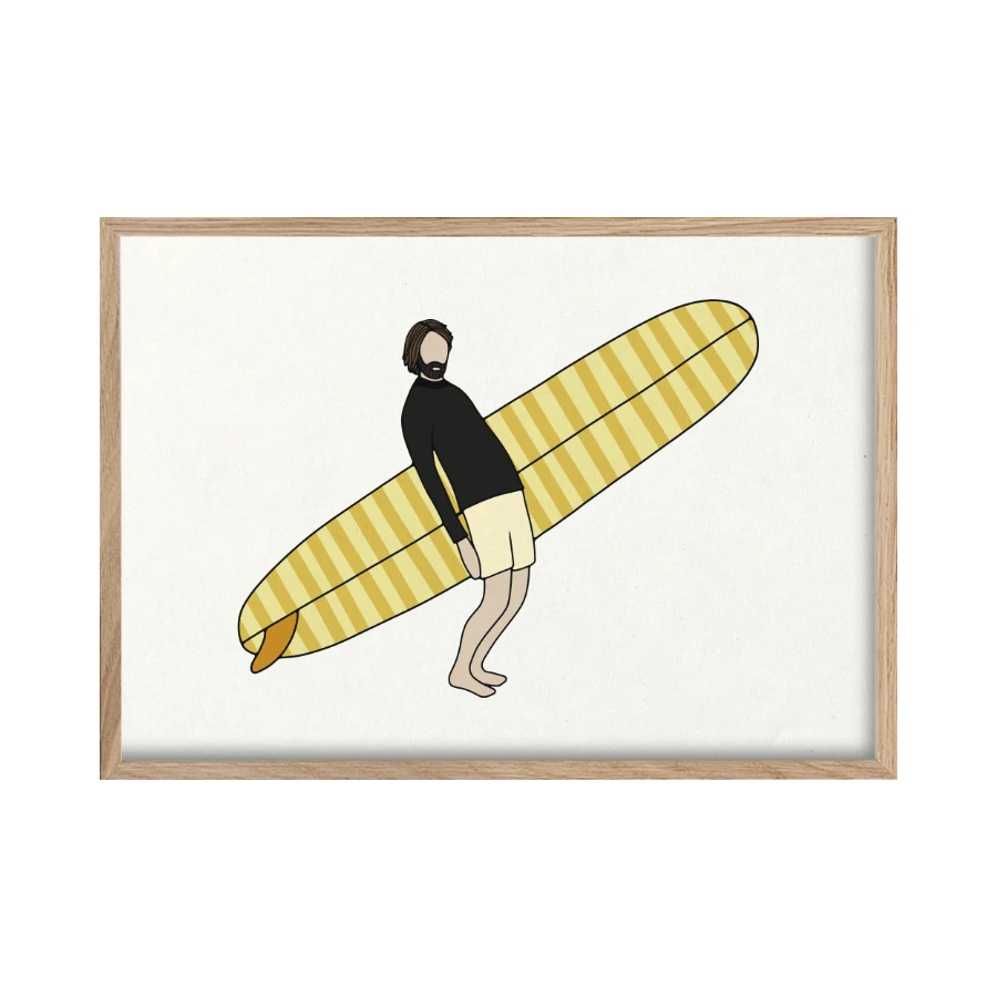 SURF PRINT - YEAH