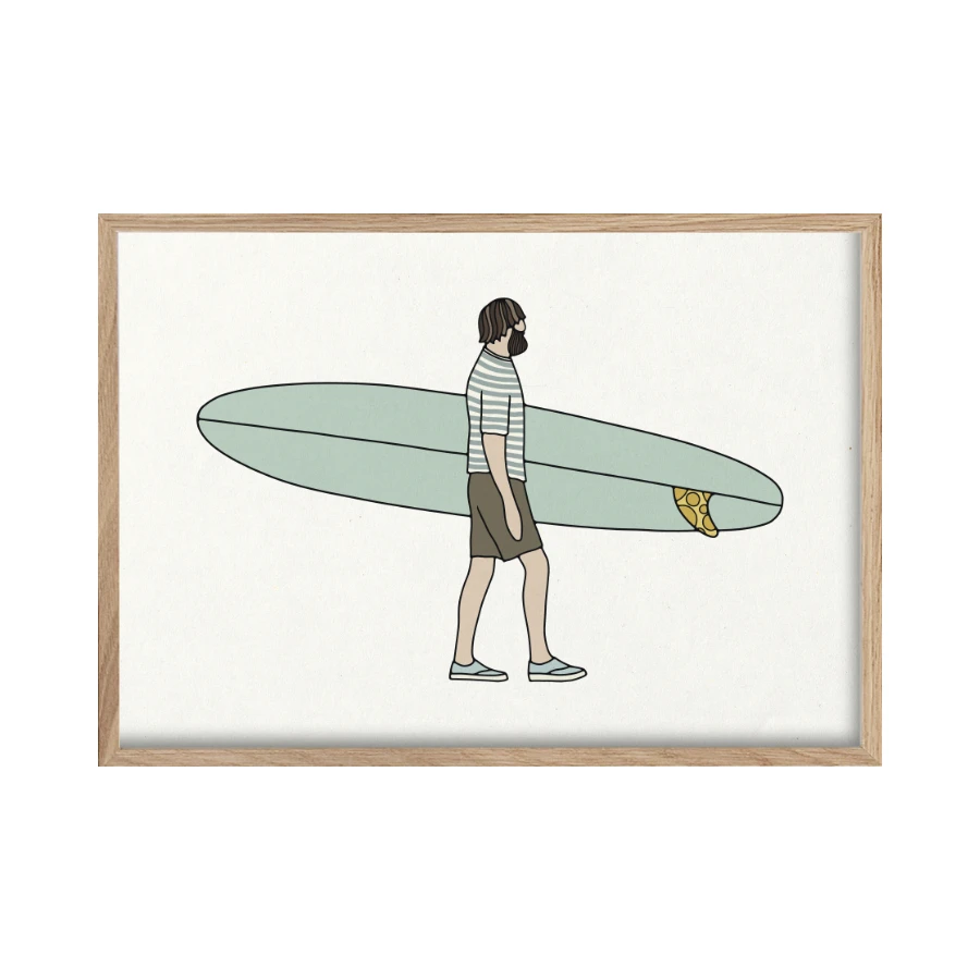 SURF PRINT - RAD RIDER