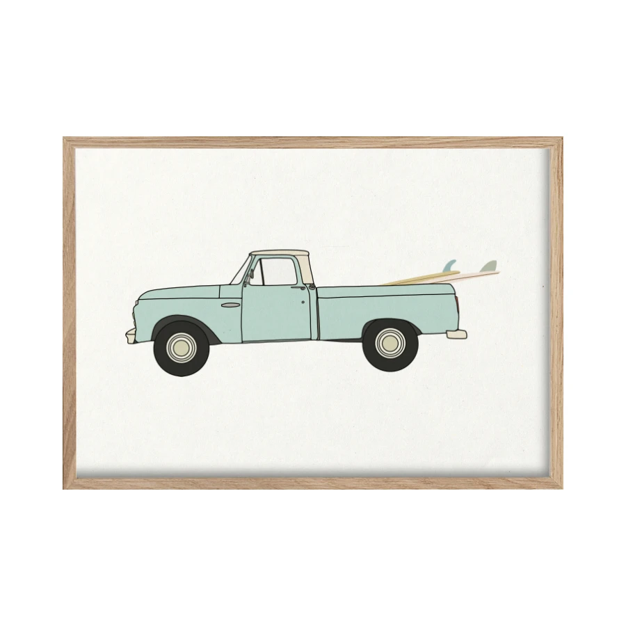SURF PRINT - MELLOW RIDE